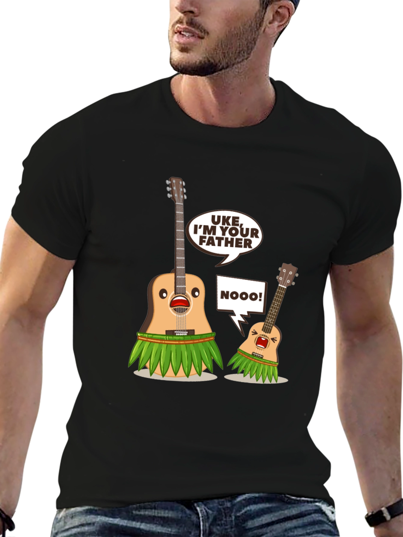 Uke Im Your Father Funny Graphic T-Shirt