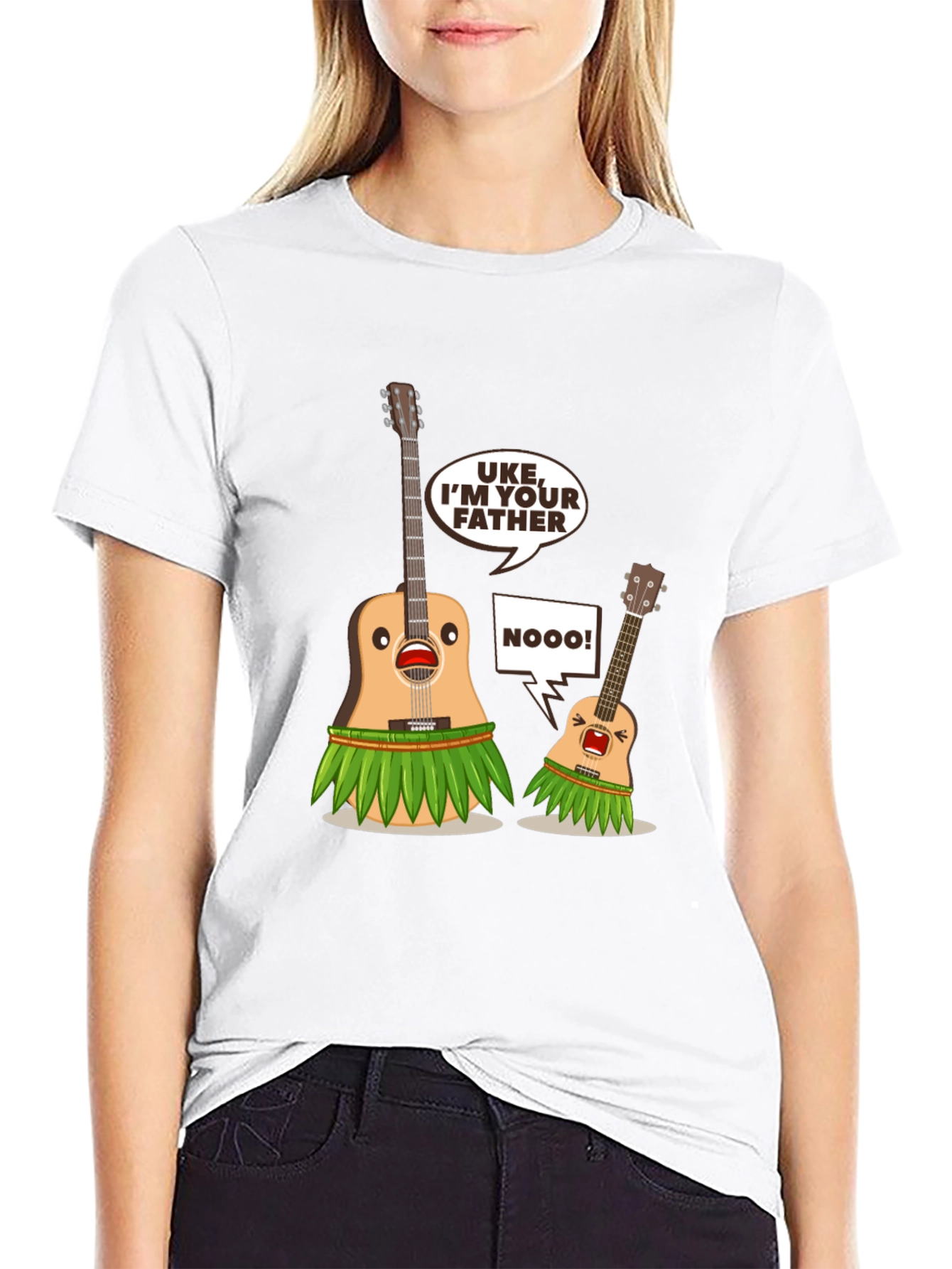 Uke Im Your Father Funny Graphic T-Shirt