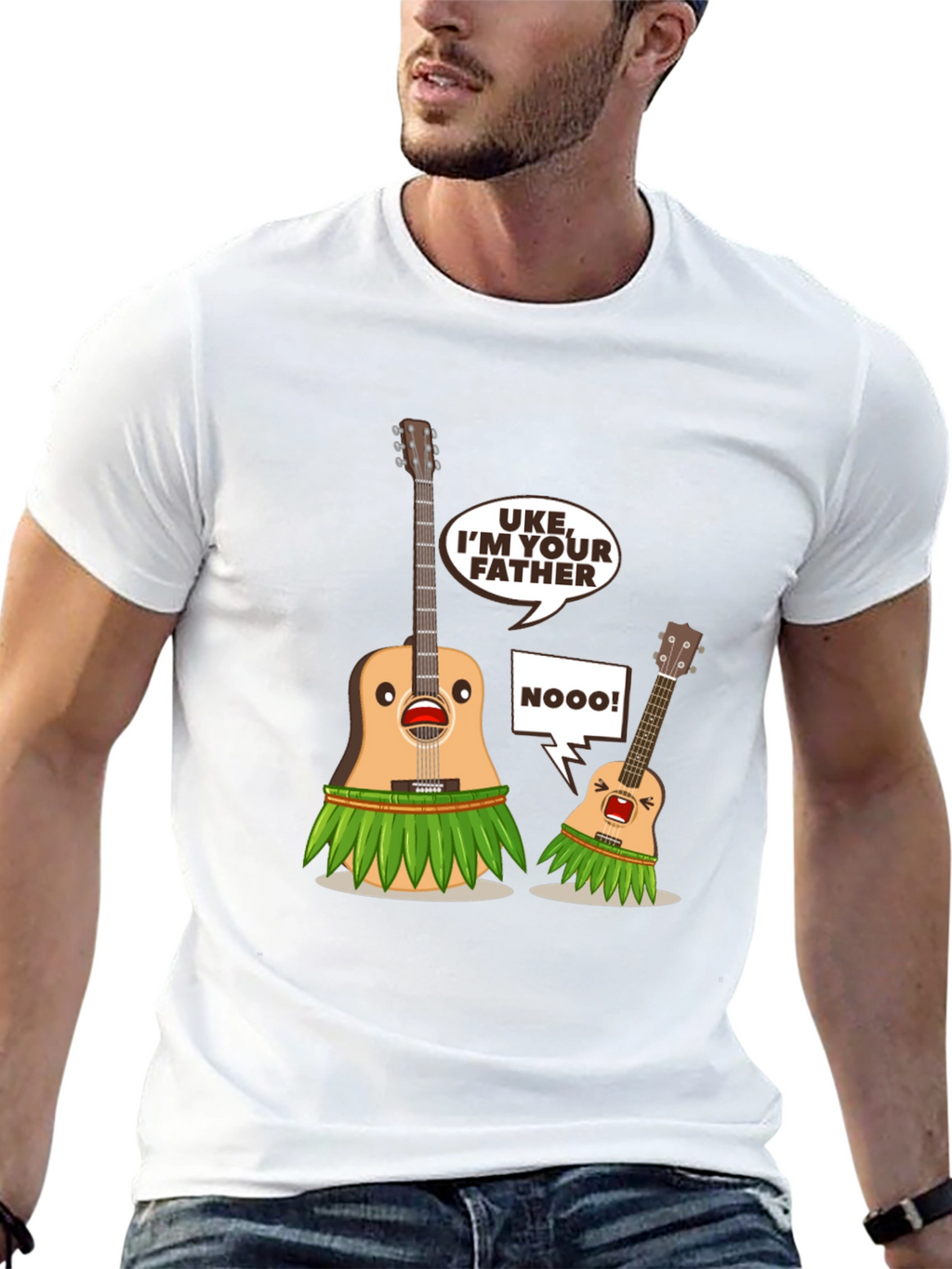 Uke Im Your Father Funny Graphic T-Shirt