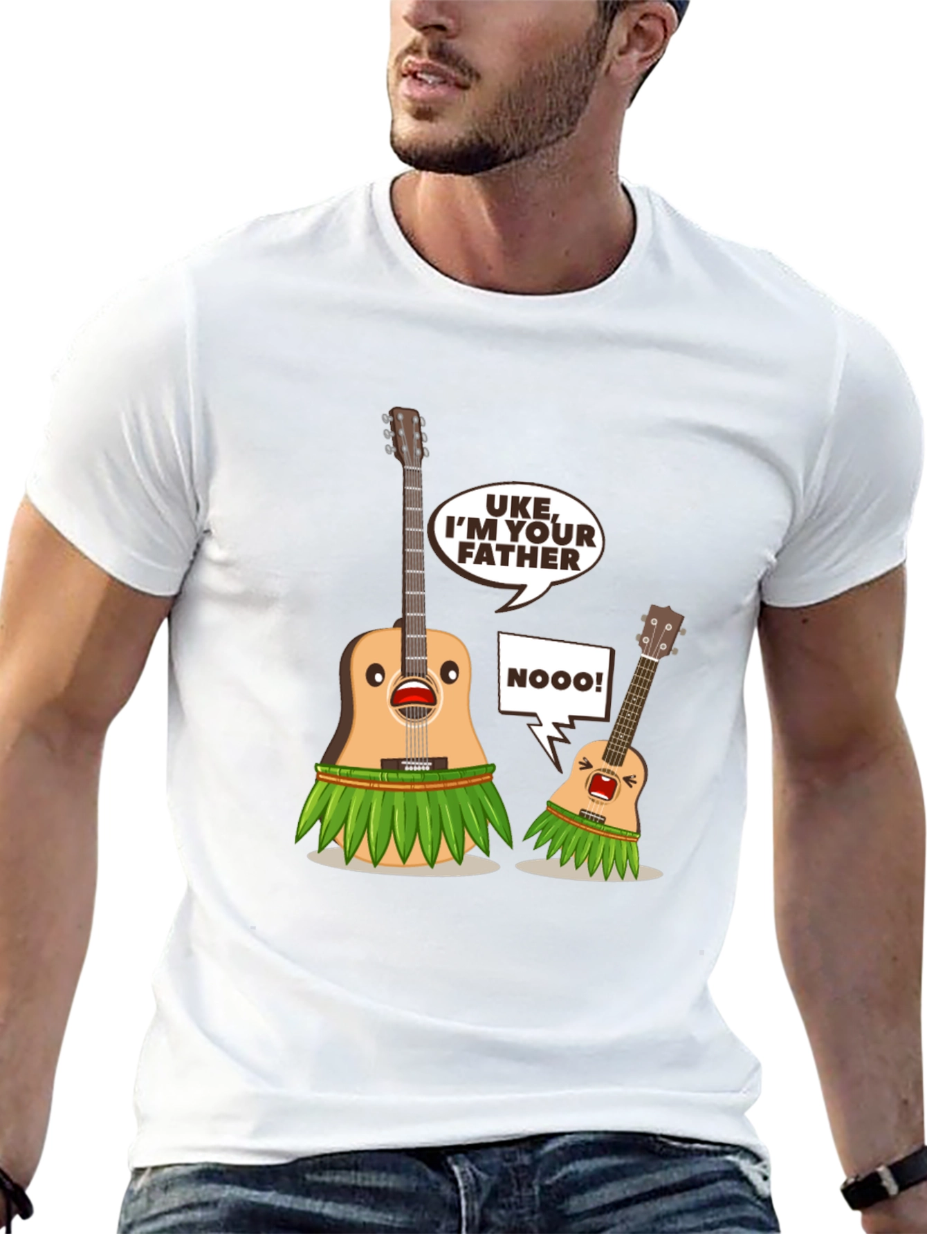 Uke Im Your Father Funny Graphic T-Shirt
