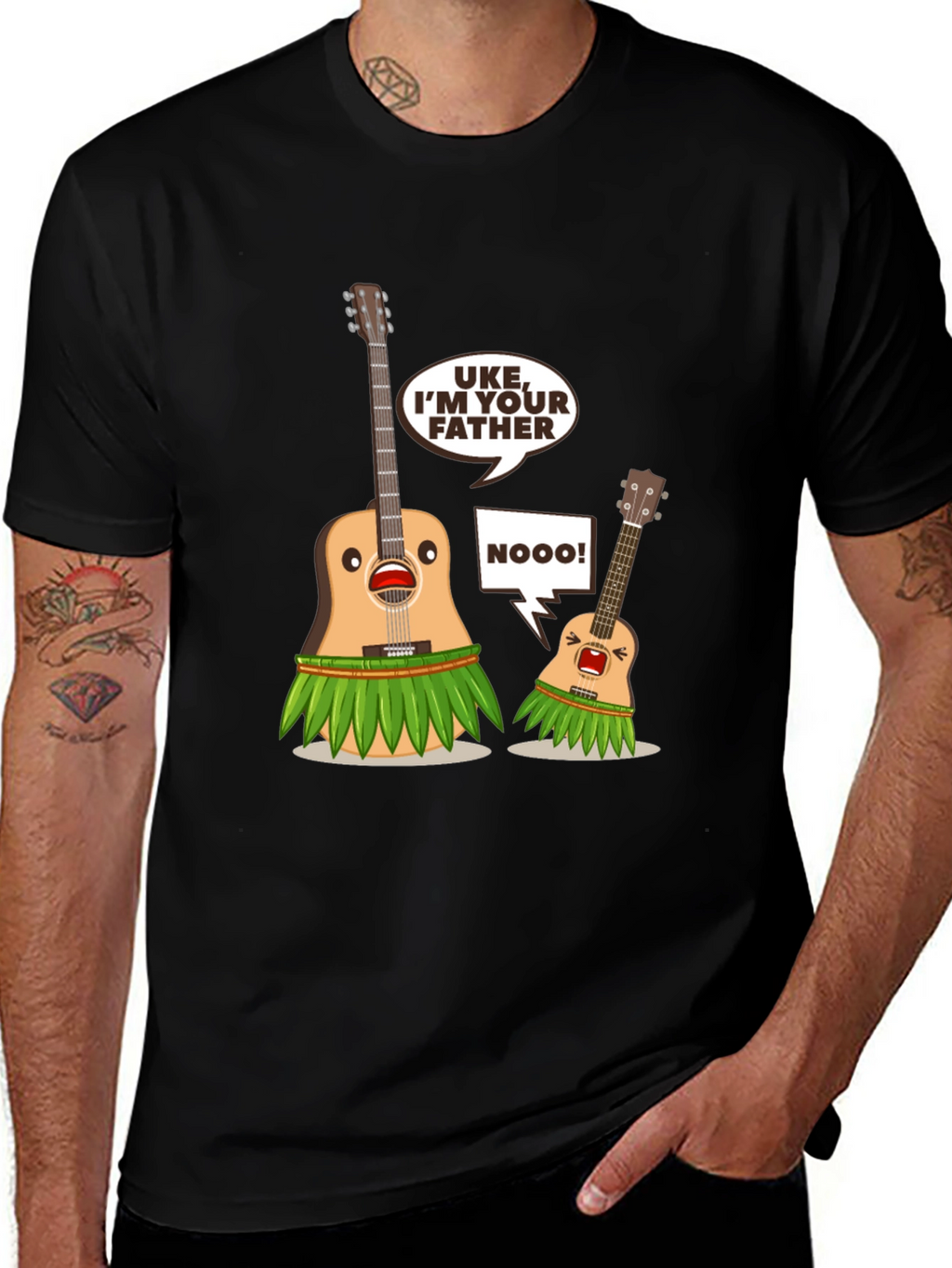 Uke Im Your Father Funny Graphic T-Shirt