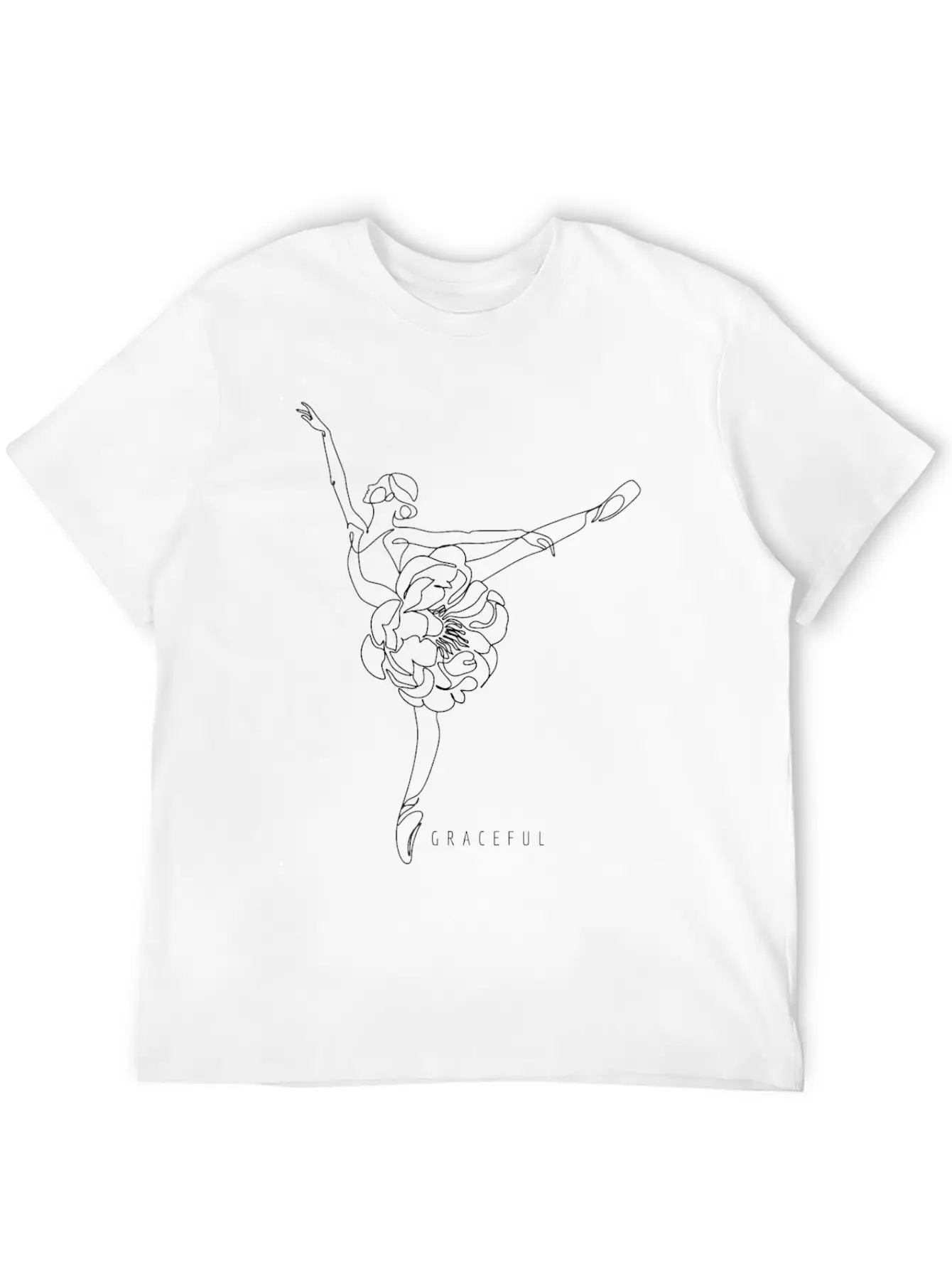 Uplifting Women Design Graceful Casual Graphic T-Shirt – Simple And Comfortable Daily Wear