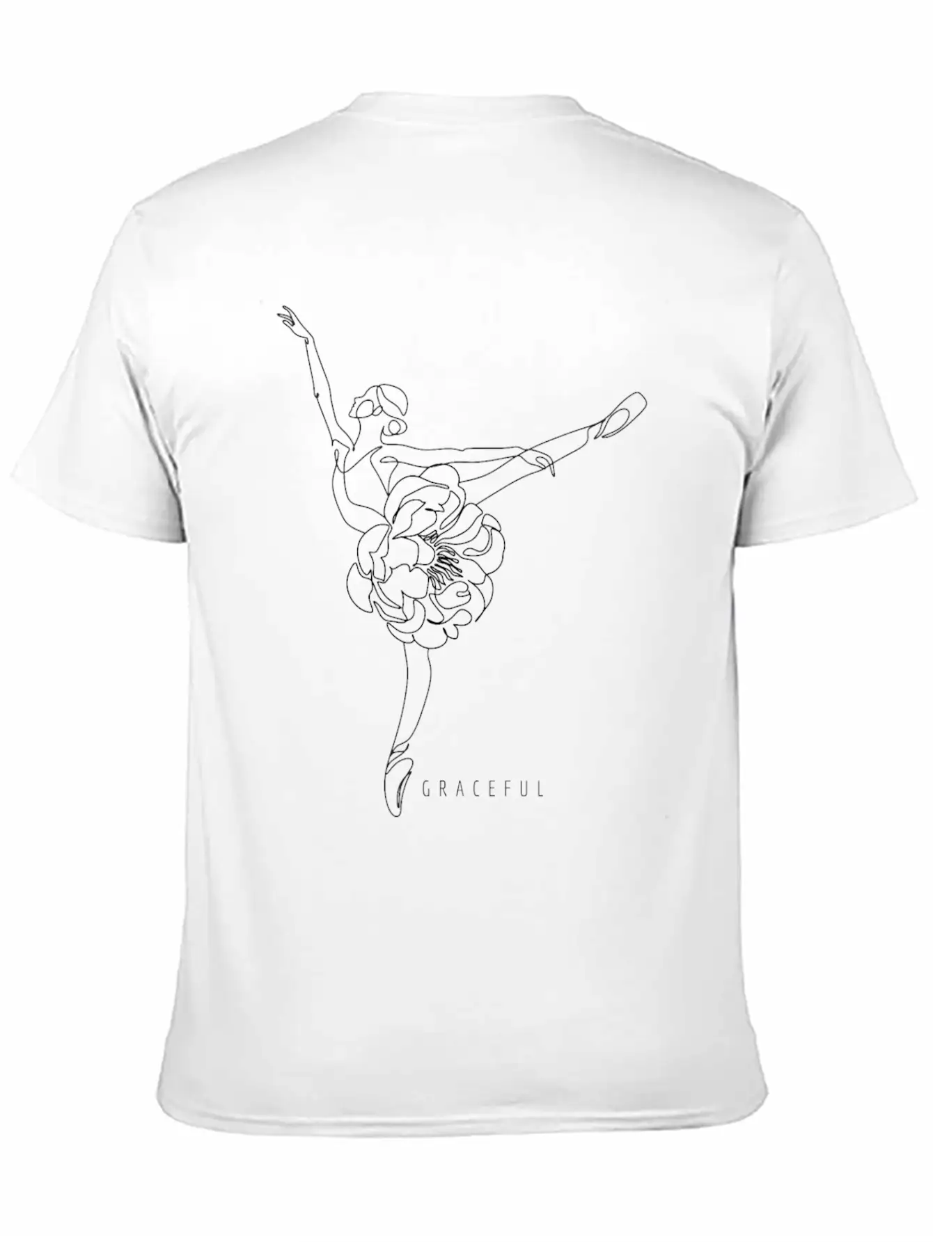Uplifting Women Design Graceful Casual Graphic T-Shirt – Simple And Comfortable Daily Wear
