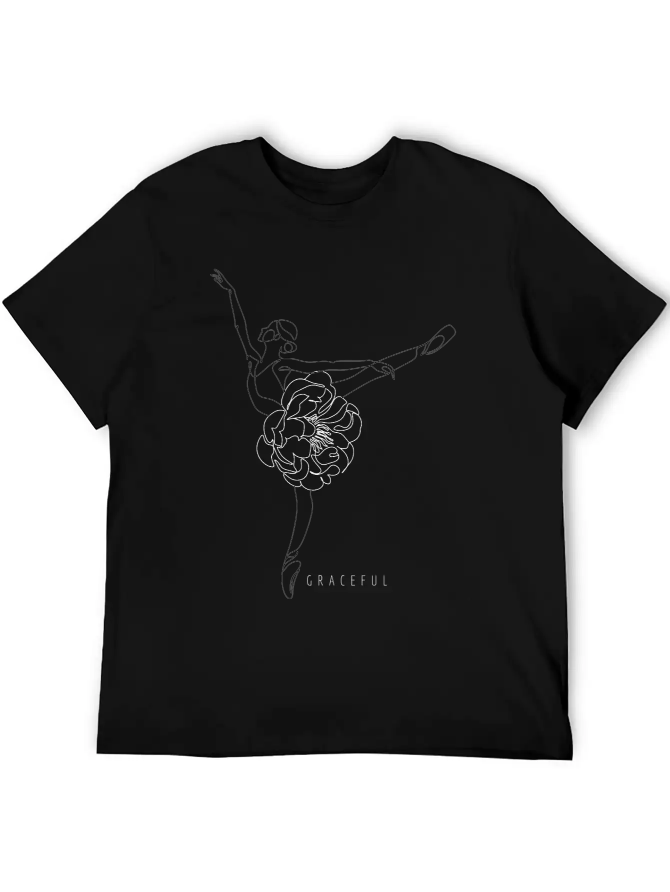 Uplifting Women Design Graceful Casual Graphic T-Shirt – Simple And Comfortable Daily Wear