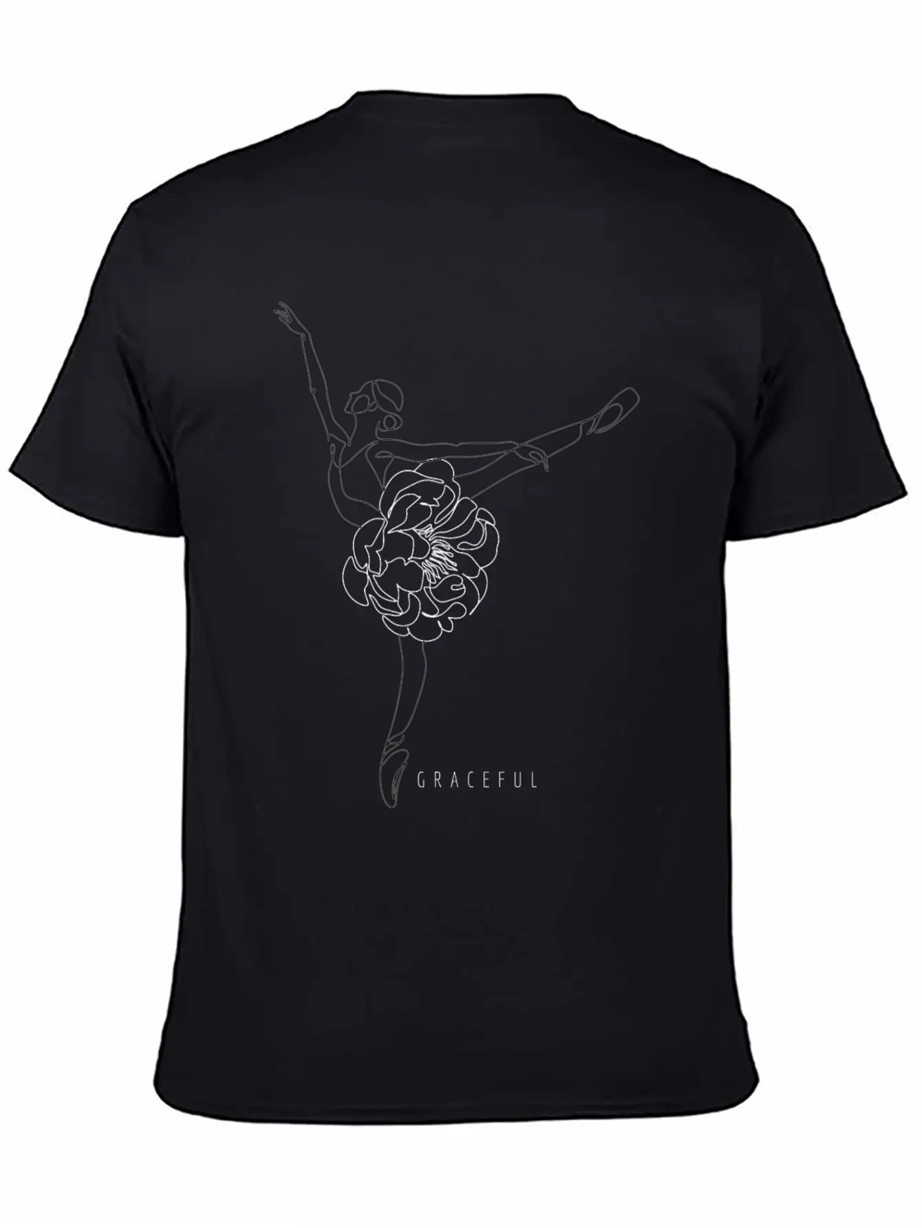 Uplifting Women Design Graceful Casual Graphic T-Shirt – Simple And Comfortable Daily Wear