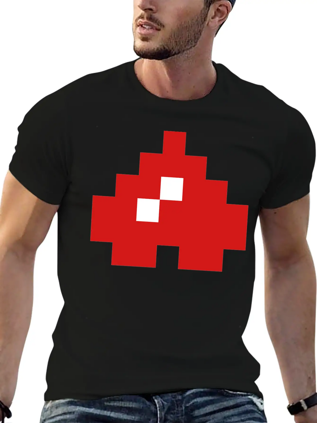 Upside Down 8 Bit Pixel Heart Unisex Casual T-Shirt – Clean Design For Daily Comfort