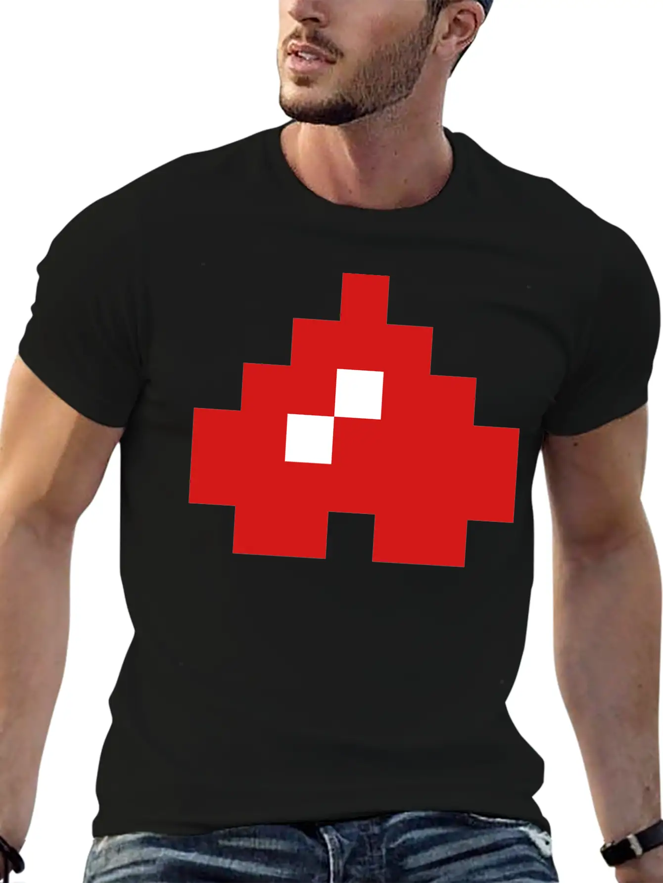 Upside Down 8 Bit Pixel Heart Unisex Casual T-Shirt – Clean Design For Daily Comfort