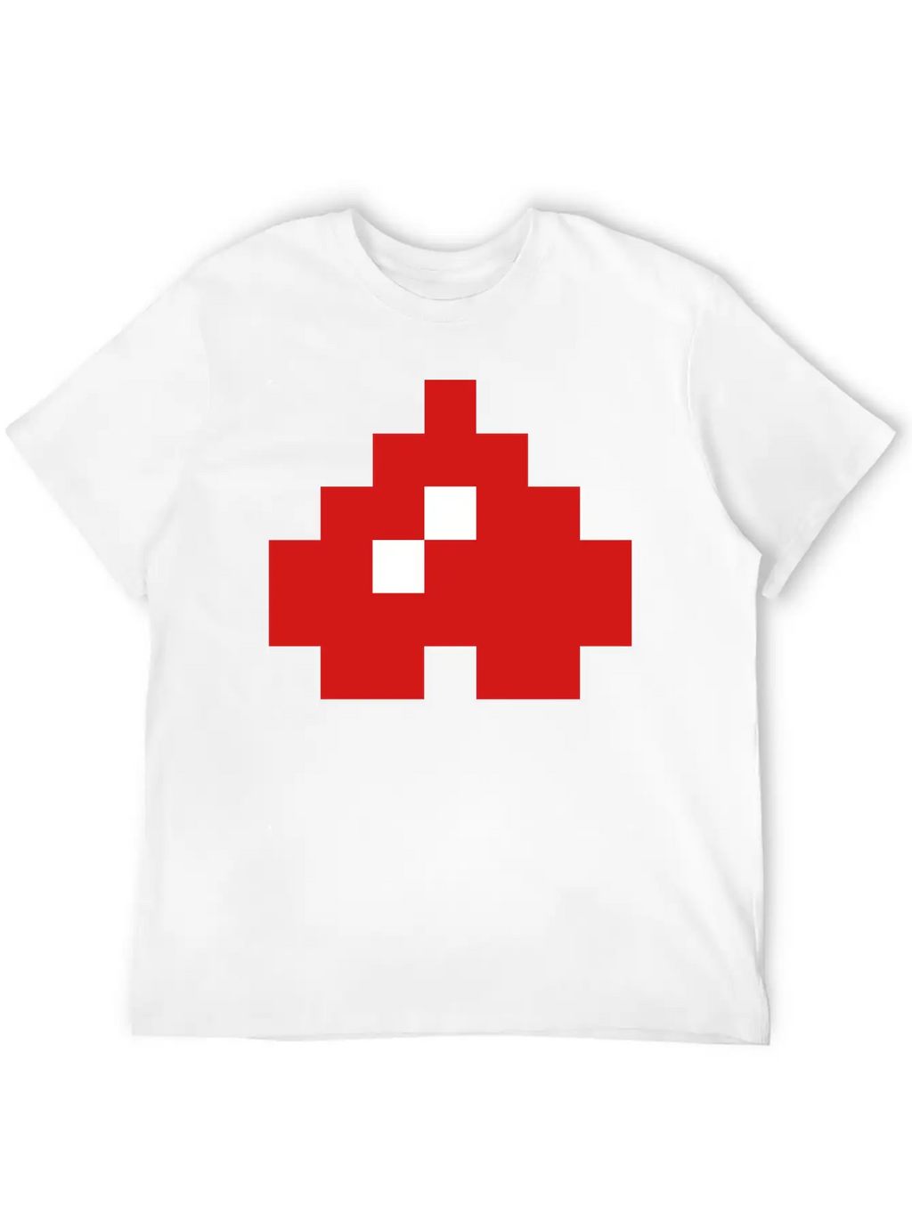 Upside Down 8 Bit Pixel Heart Unisex Casual T-Shirt – Clean Design For Daily Comfort