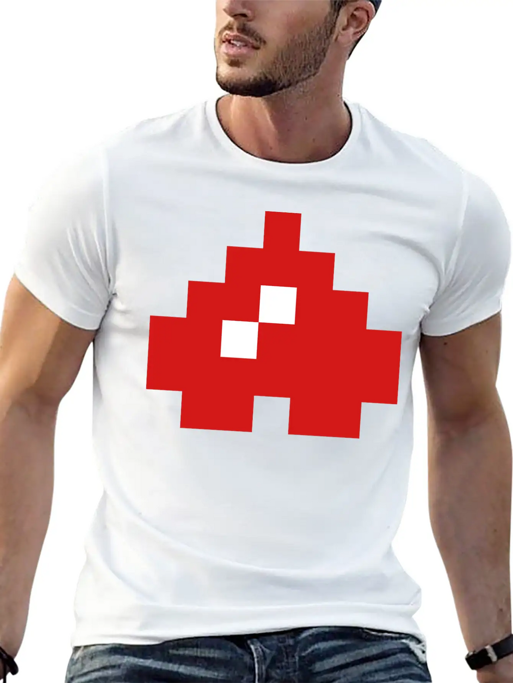 Upside Down 8 Bit Pixel Heart Unisex Casual T-Shirt – Clean Design For Daily Comfort