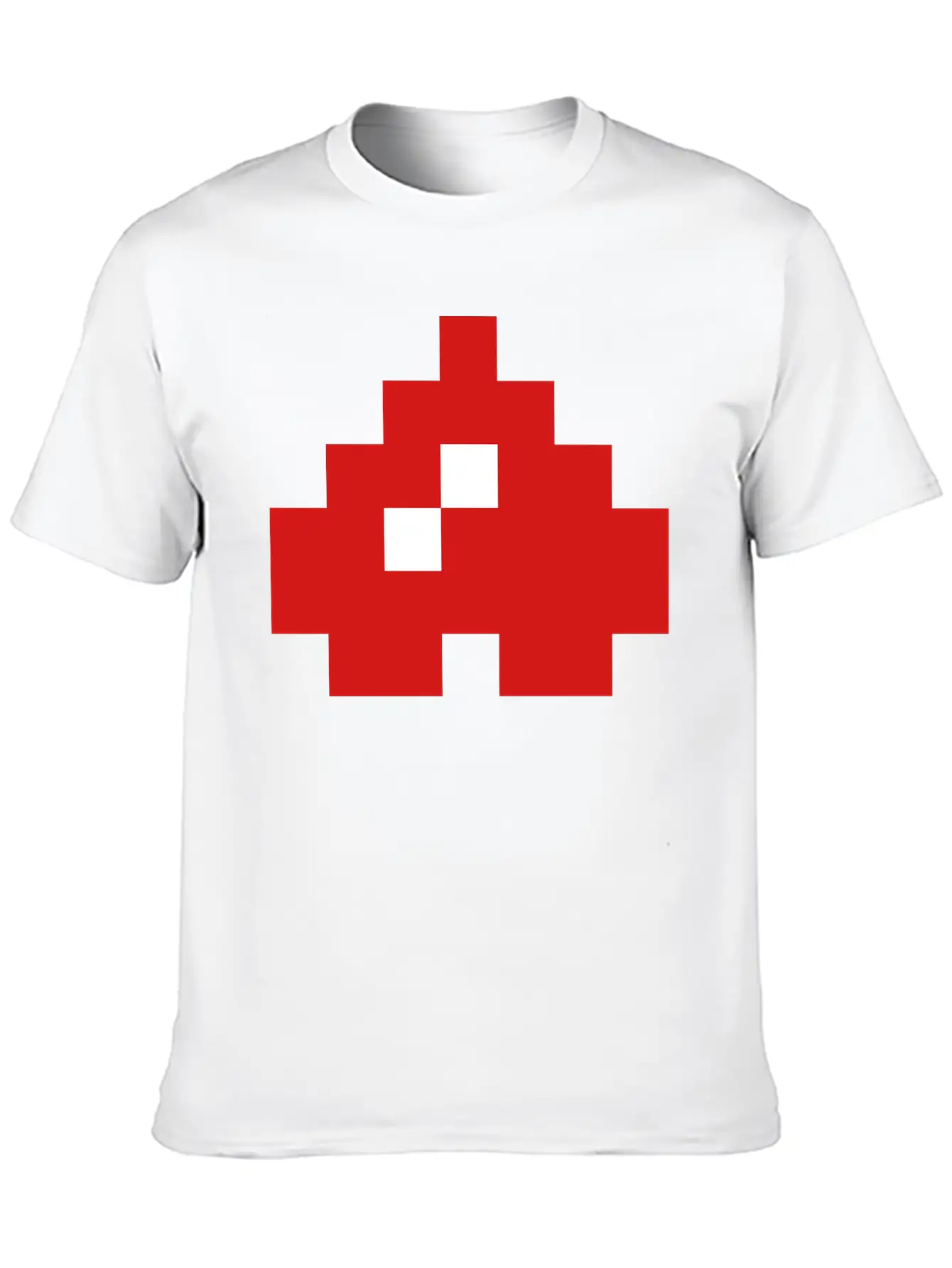 Upside Down 8 Bit Pixel Heart Unisex Casual T-Shirt – Clean Design For Daily Comfort