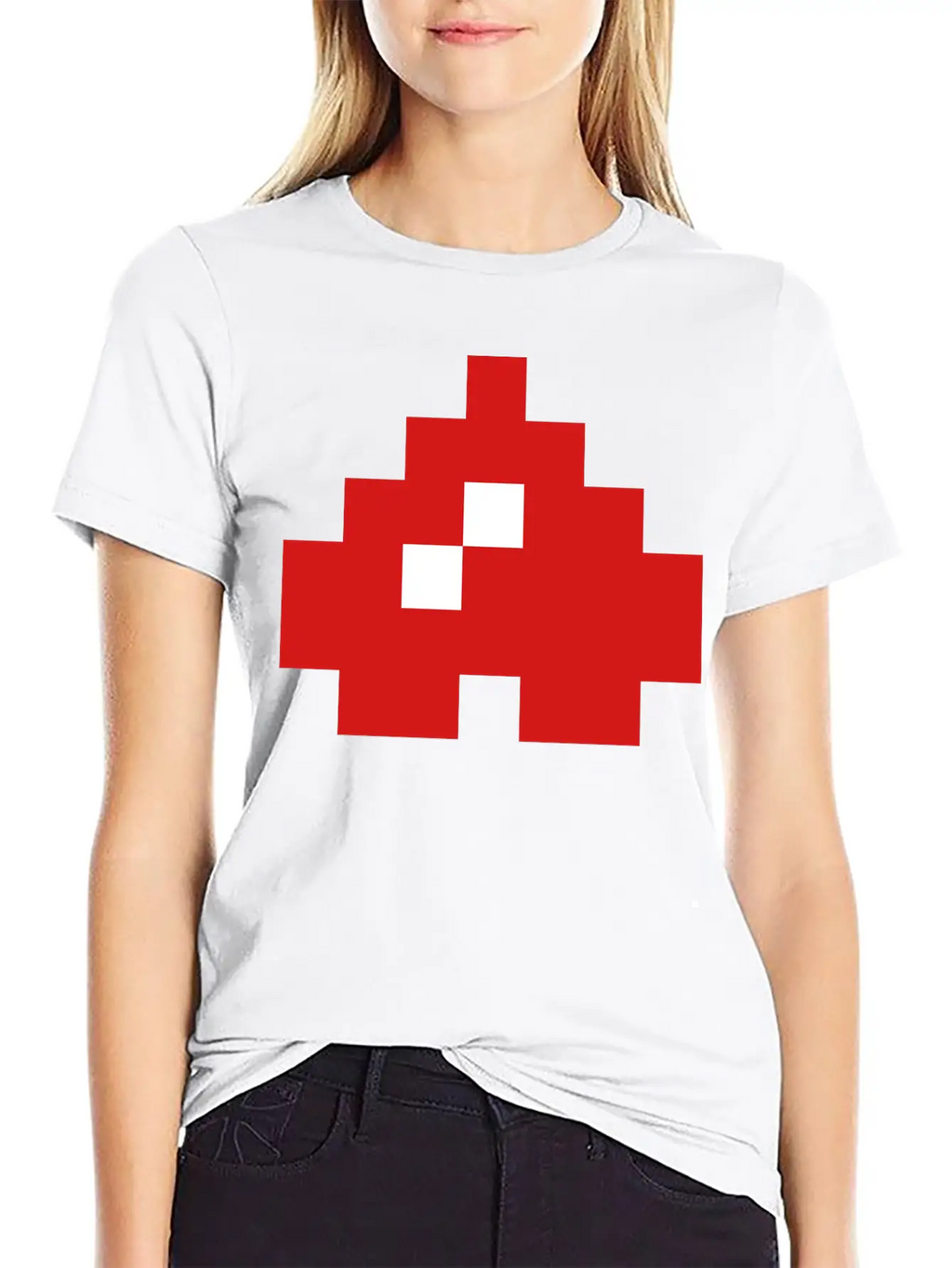 Upside Down 8 Bit Pixel Heart Unisex Casual T-Shirt – Clean Design For Daily Comfort