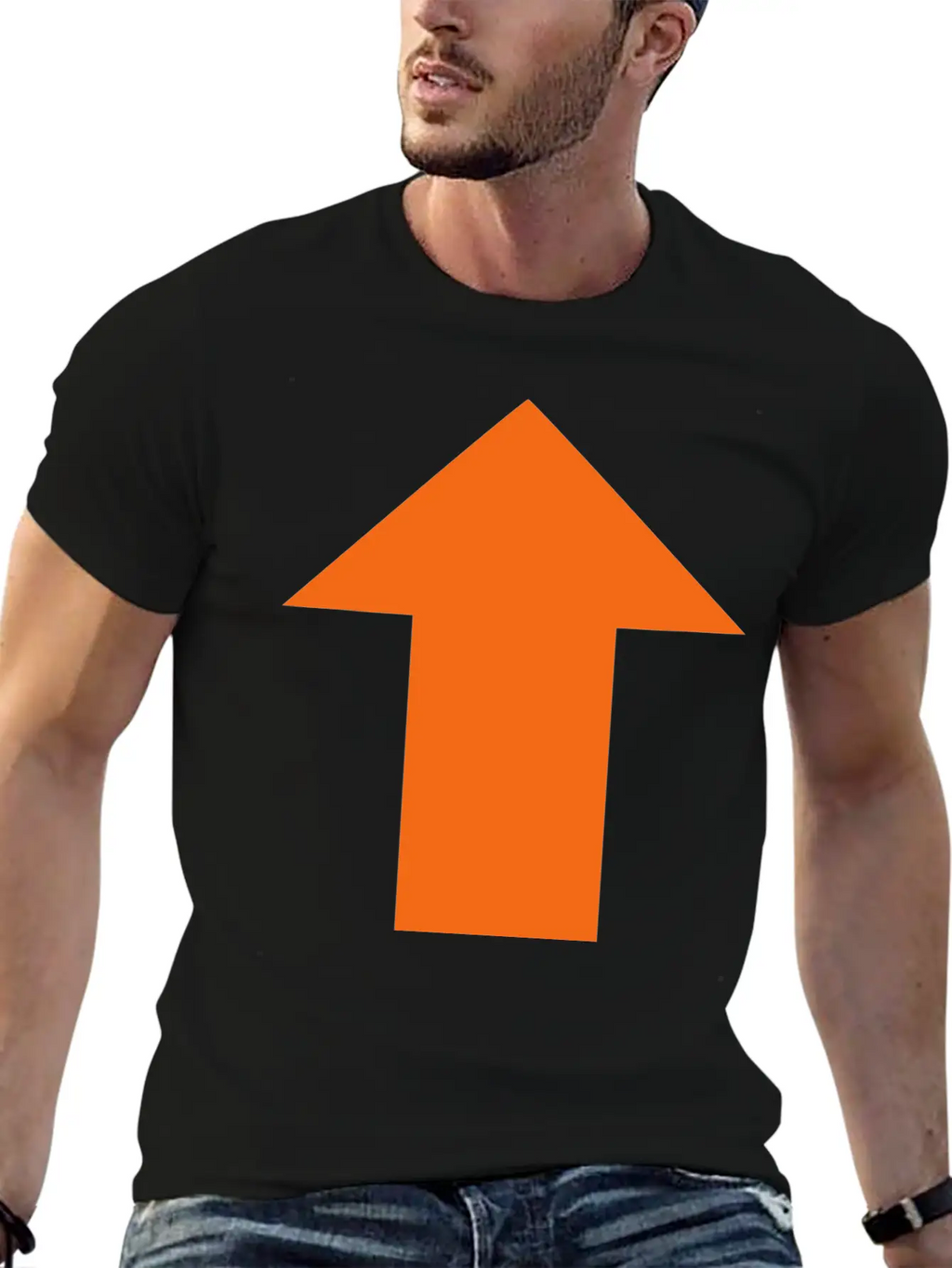 Upvote Style Arrow Unisex Casual T-Shirt – Clean Design For Daily Comfort