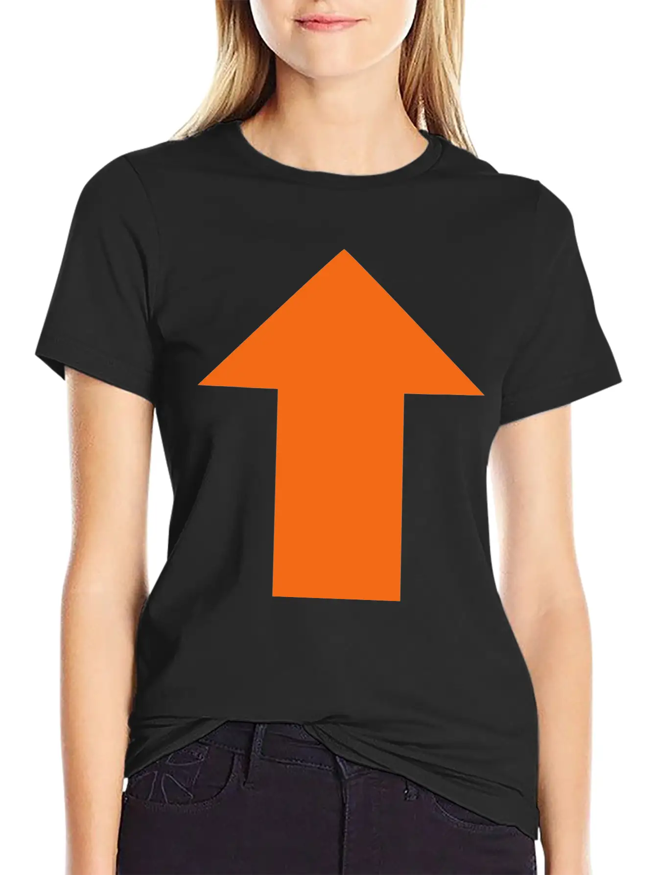 Upvote Style Arrow Unisex Casual T-Shirt – Clean Design For Daily Comfort