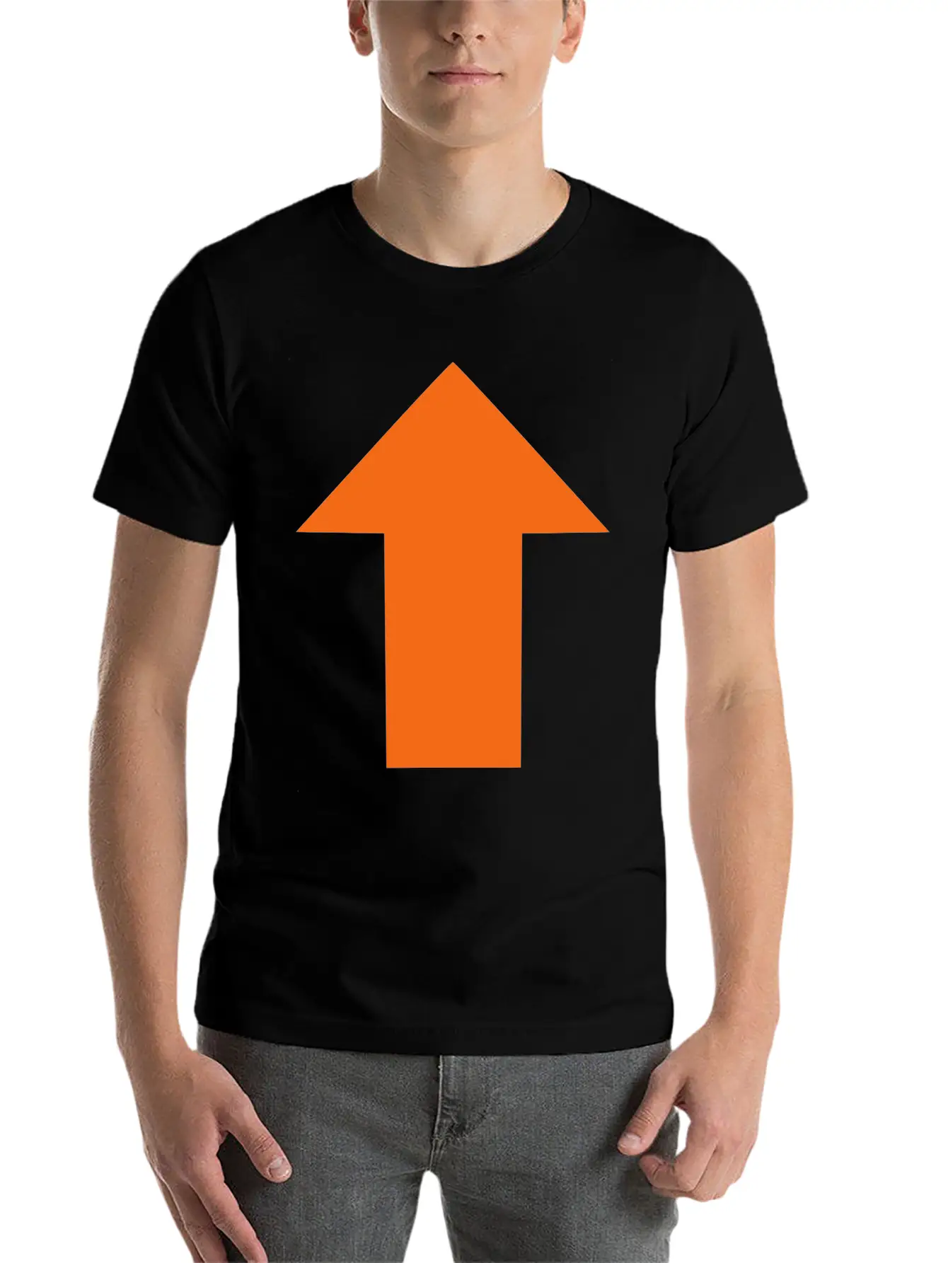 Upvote Style Arrow Unisex Casual T-Shirt – Clean Design For Daily Comfort