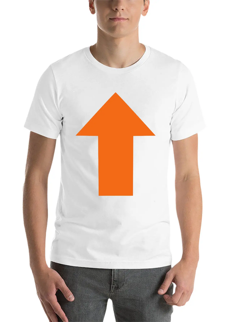 Upvote Style Arrow Unisex Casual T-Shirt – Clean Design For Daily Comfort
