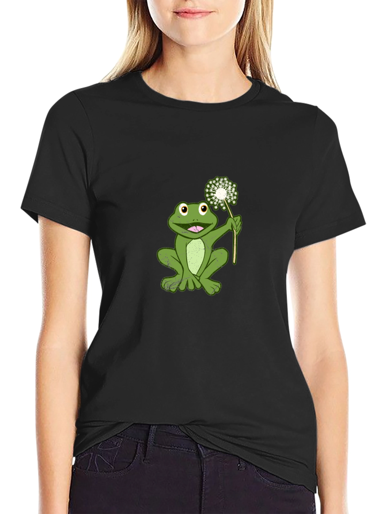 Frog with Dandelion T-Shirt