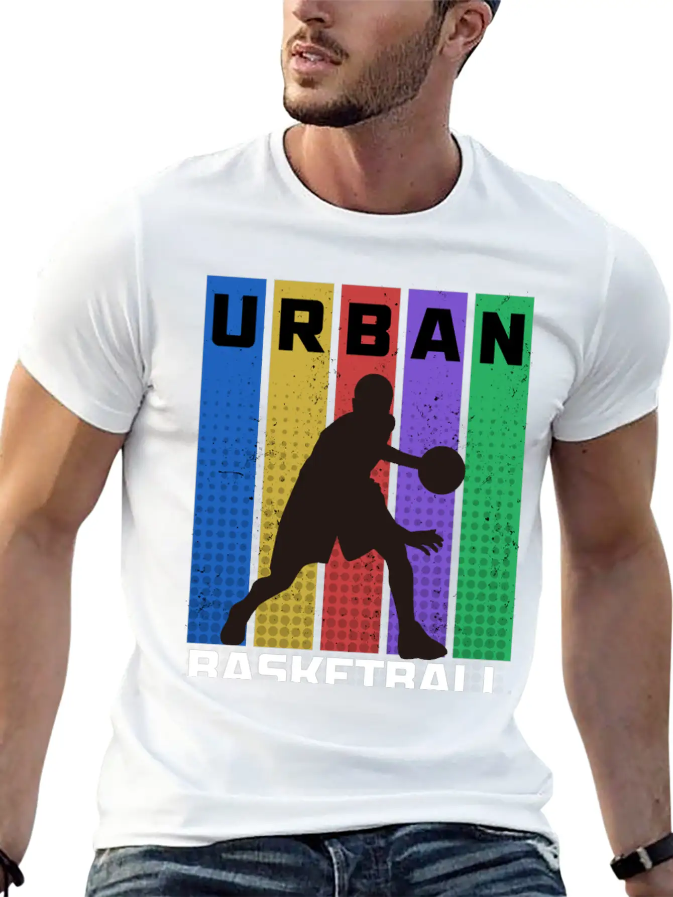 Urban Basketball Unisex Casual T-Shirt – Clean Design For Daily Comfort