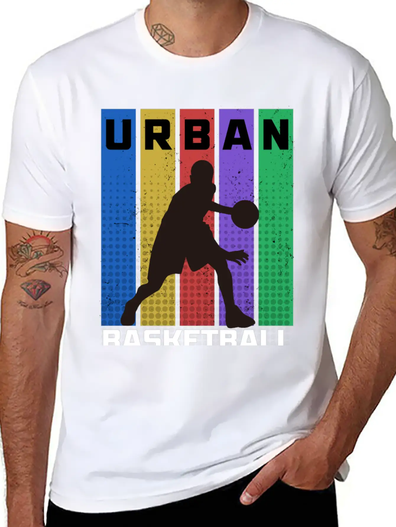 Urban Basketball Unisex Casual T-Shirt – Clean Design For Daily Comfort