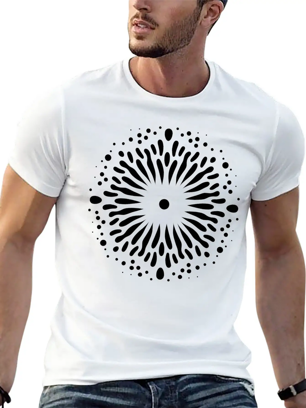 Urban City Chic With Chladni Oscillation Classic Fit Graphic Tee For Daily Comfort – Unisex Cotton Shirt