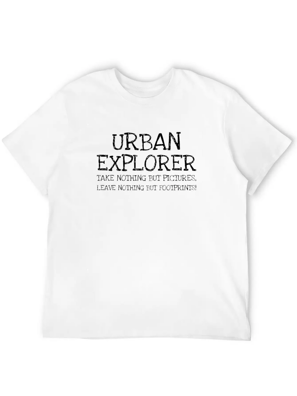 Urban Explorer Take Nothing But Pictures Leave Breathable Soft Cotton T-Shirt – Timeless Casual Look