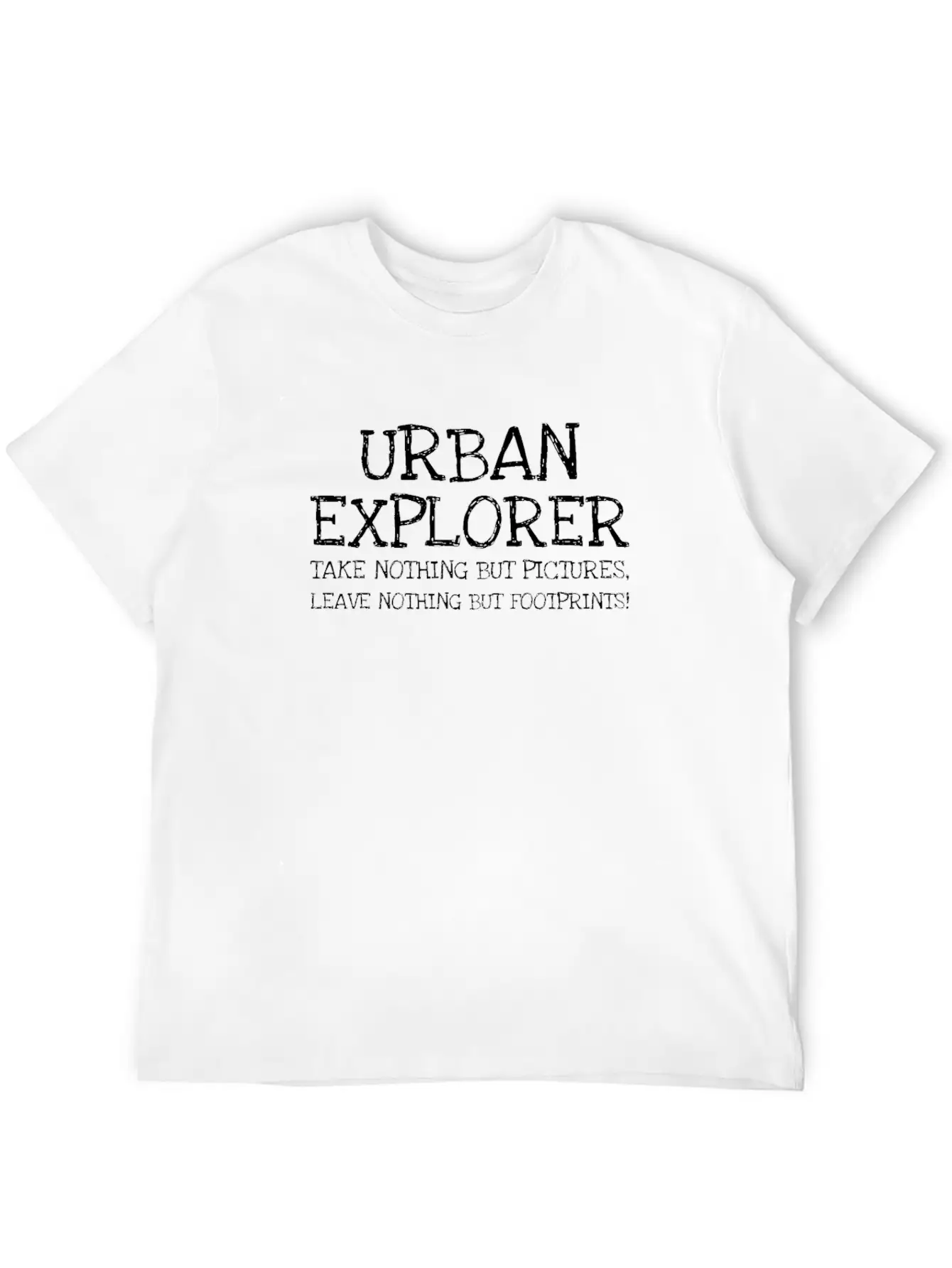 Urban Explorer Take Nothing But Pictures Leave Breathable Soft Cotton T-Shirt – Timeless Casual Look