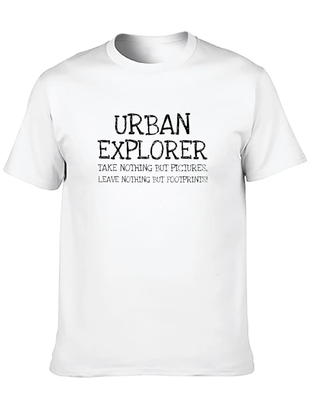 Urban Explorer Take Nothing But Pictures Leave Breathable Soft Cotton T-Shirt – Timeless Casual Look