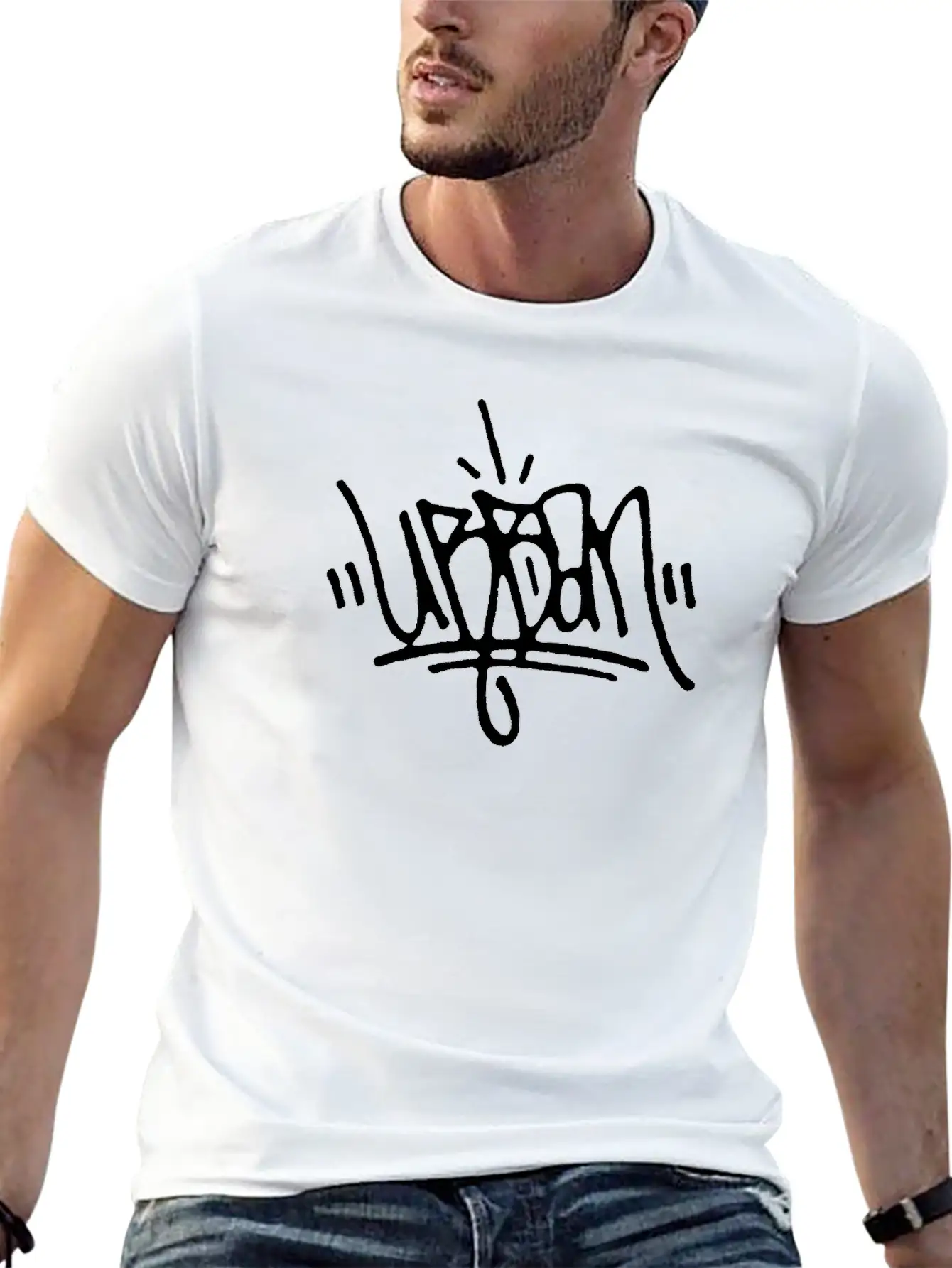 Urban Graffiti Style Stylish Everyday T-Shirt – Unisex Basic Cotton Tee