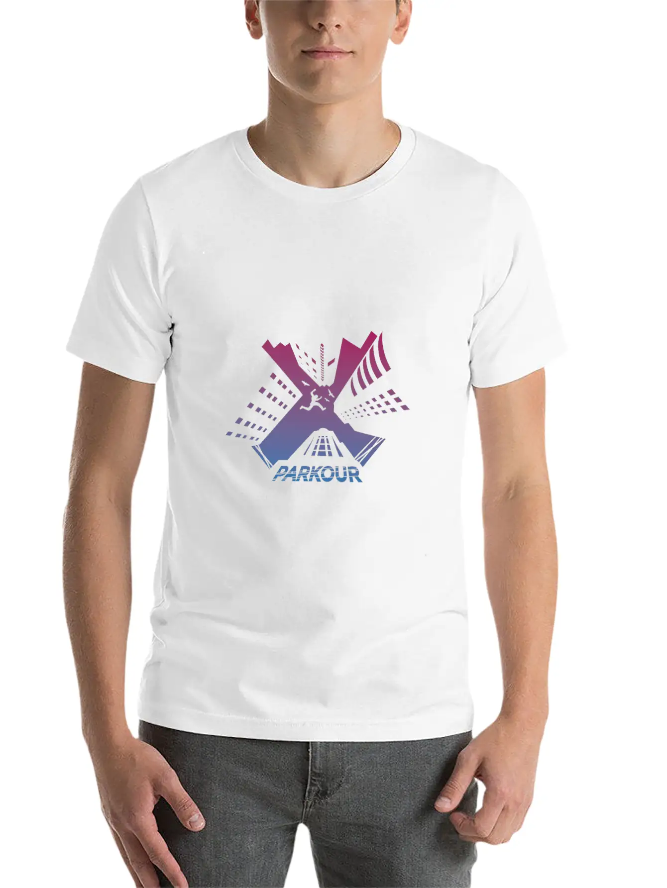 Urban Parkour Traceur Stylish Everyday T-Shirt – Unisex Basic Cotton Tee
