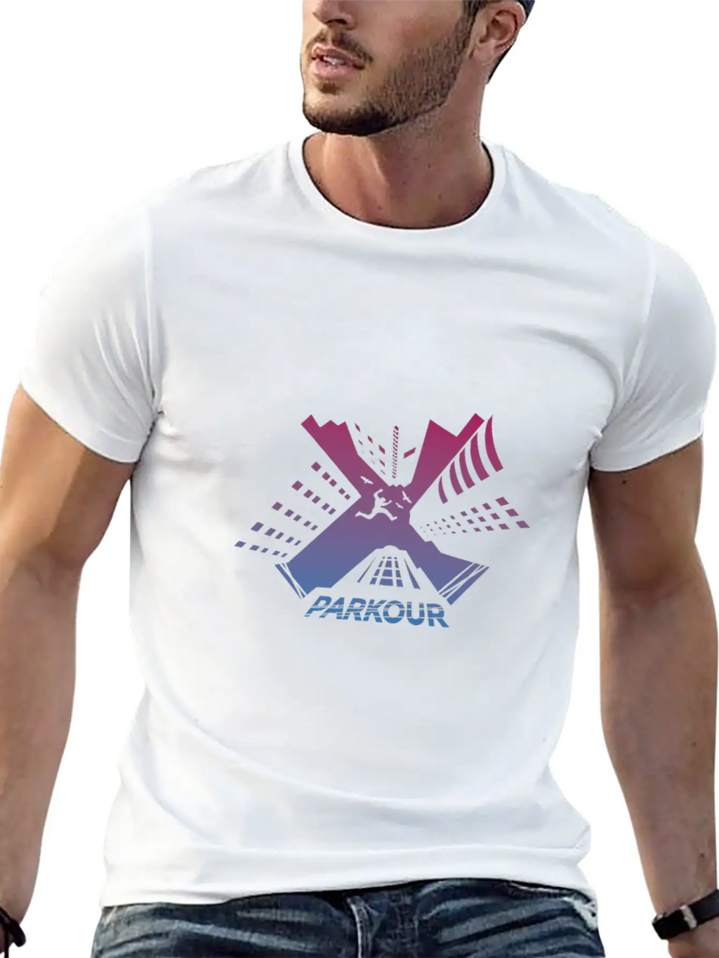 Urban Parkour Traceur Stylish Everyday T-Shirt – Unisex Basic Cotton Tee