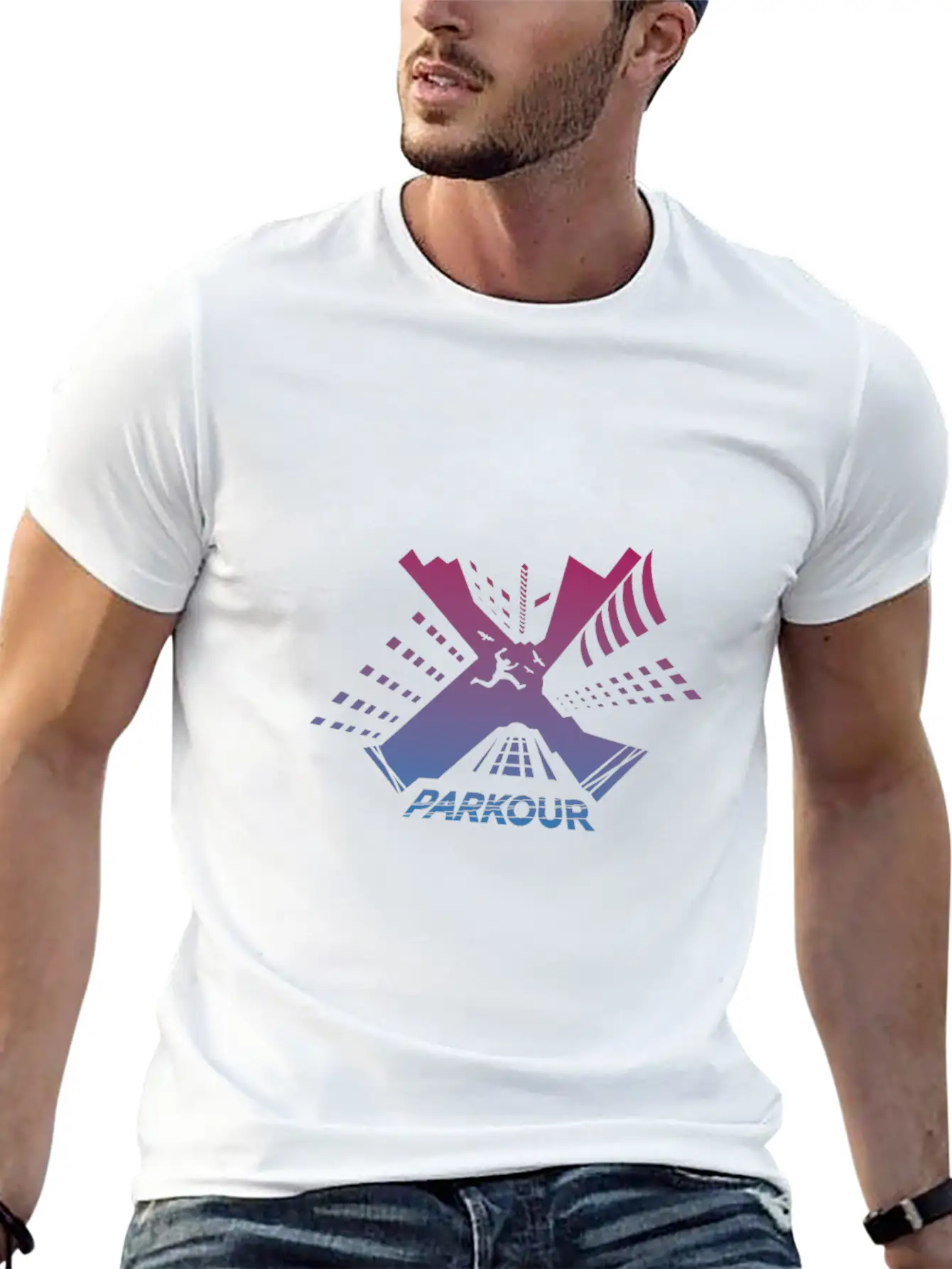 Urban Parkour Traceur Stylish Everyday T-Shirt – Unisex Basic Cotton Tee