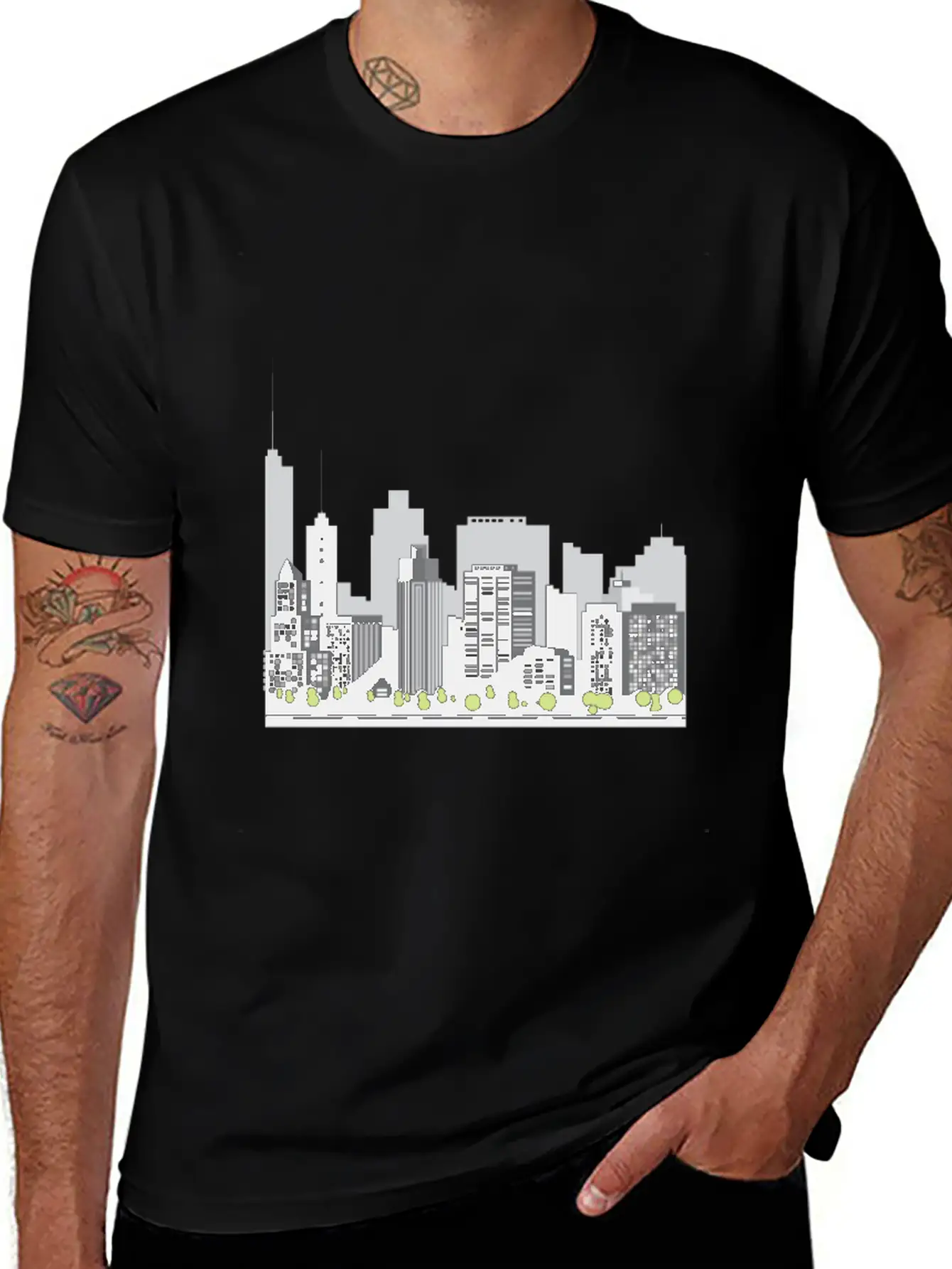 Urban - Urban Area - Shirt Breathable Soft Cotton T-Shirt – Timeless Casual Look