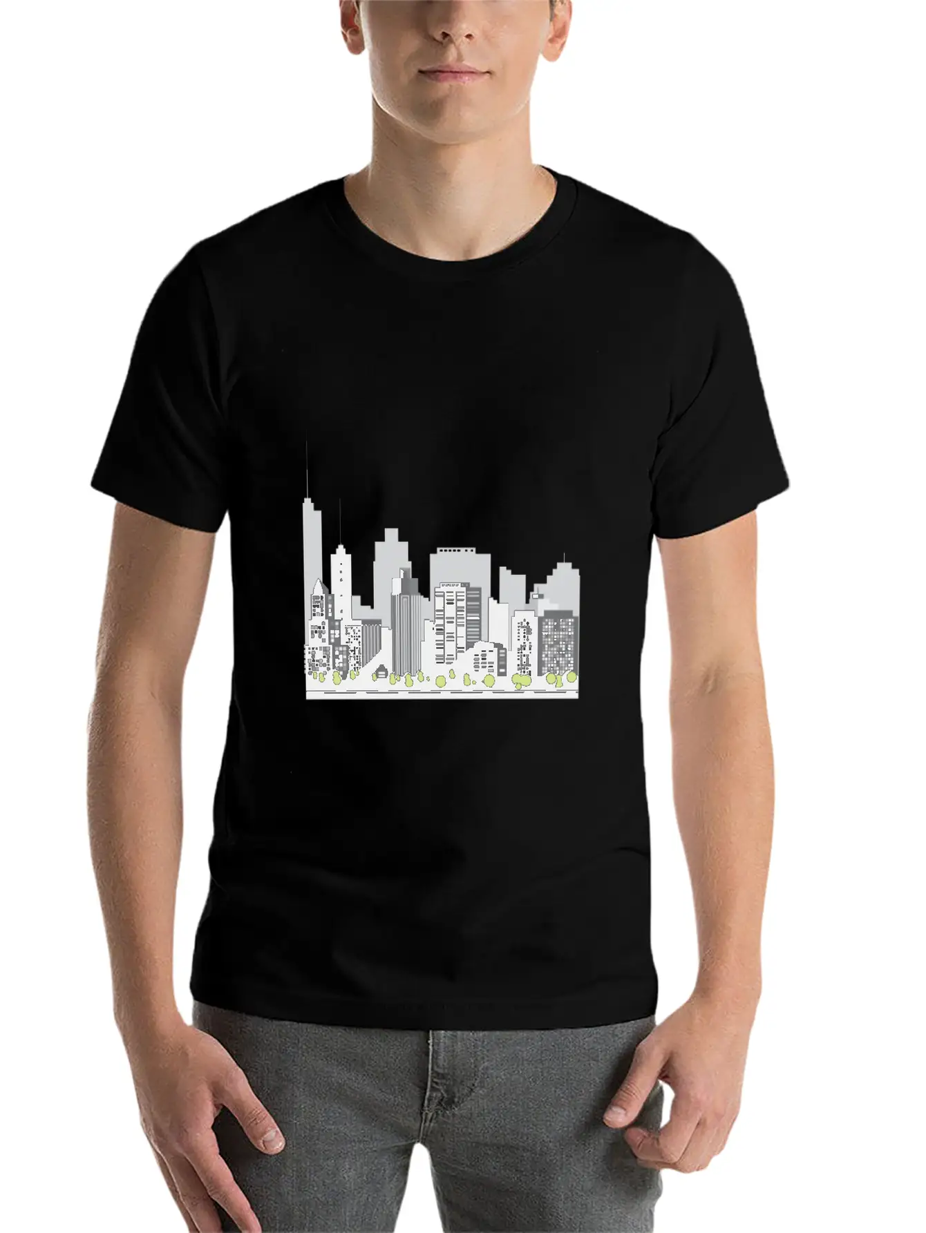 Urban - Urban Area - Shirt Breathable Soft Cotton T-Shirt – Timeless Casual Look