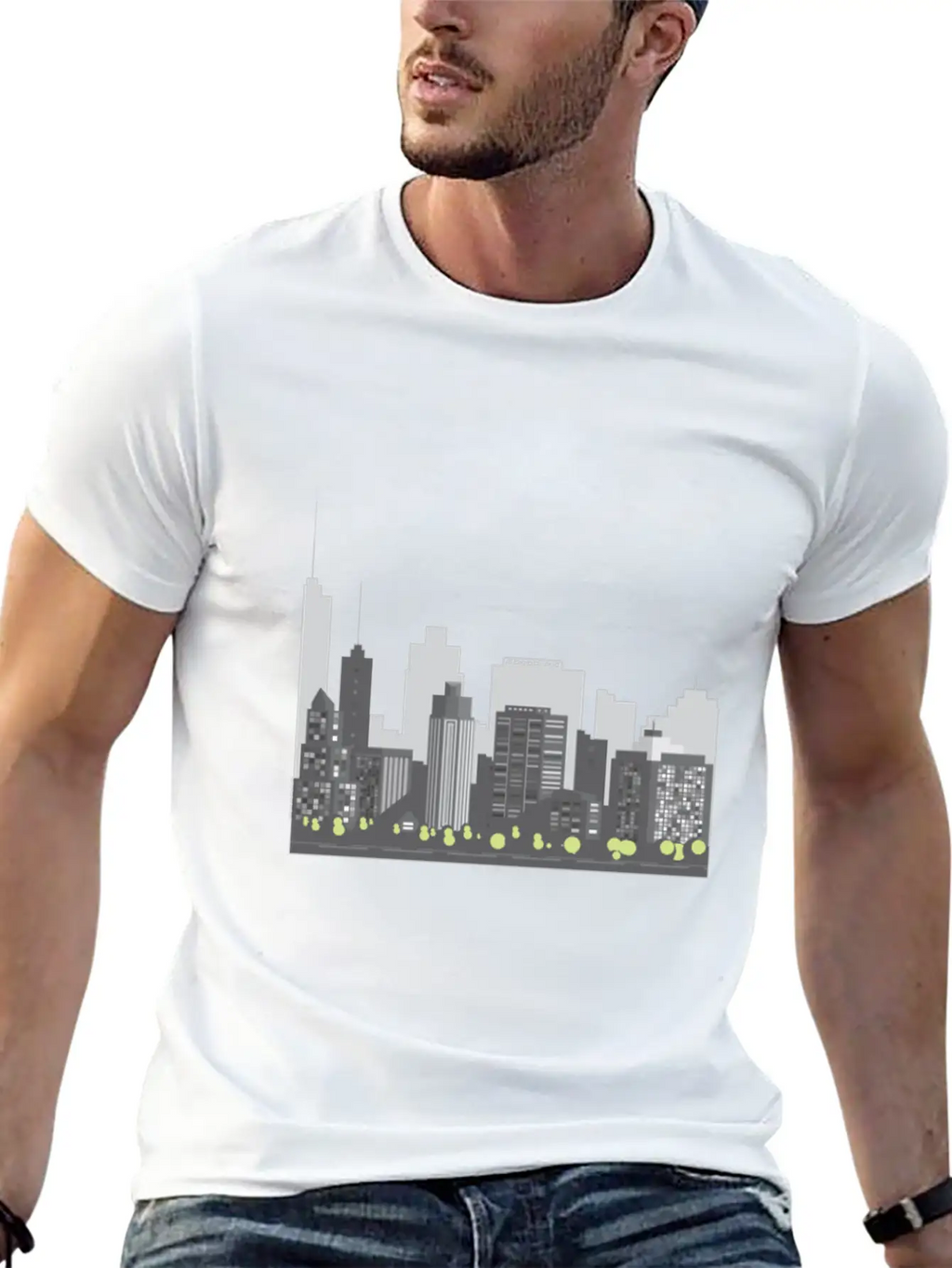 Urban - Urban Area - Shirt Breathable Soft Cotton T-Shirt – Timeless Casual Look