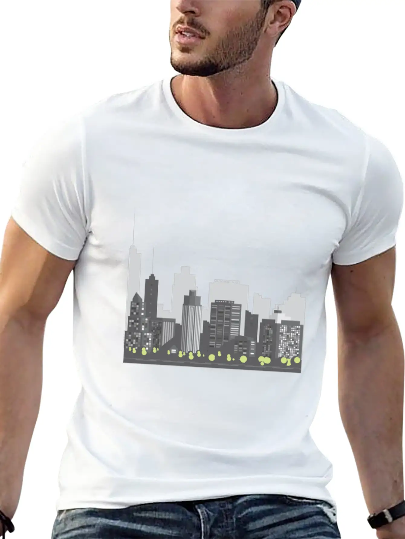 Urban - Urban Area - Shirt Breathable Soft Cotton T-Shirt – Timeless Casual Look