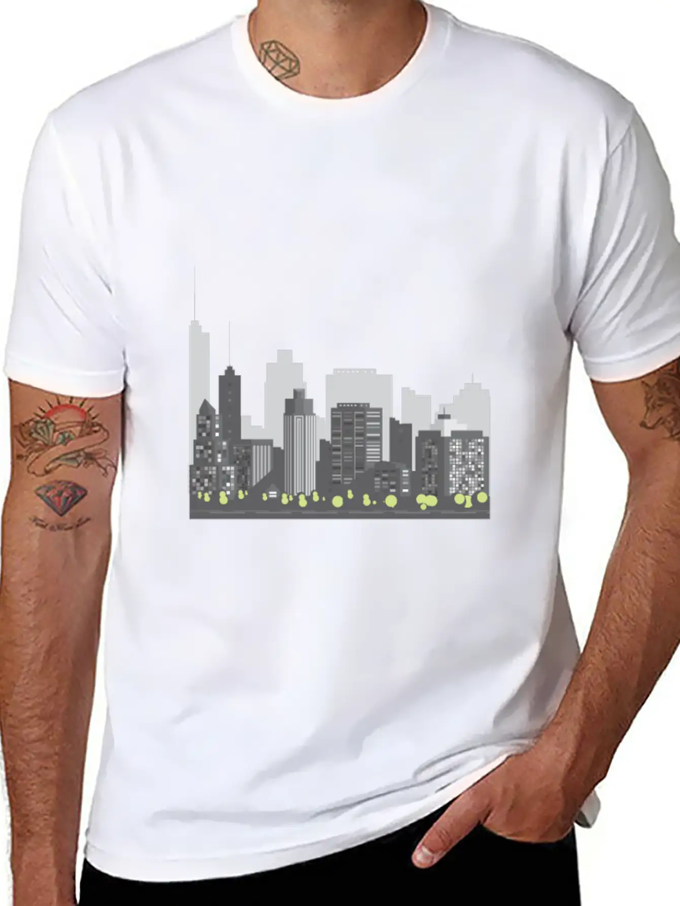 Urban - Urban Area - Shirt Breathable Soft Cotton T-Shirt – Timeless Casual Look