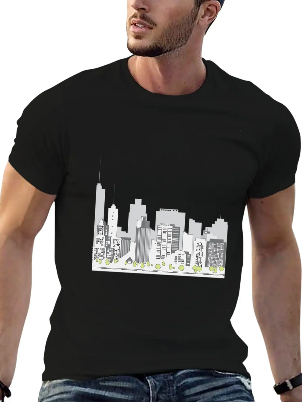 Urban - Urban Area - Shirt Breathable Soft Cotton T-Shirt – Timeless Casual Look