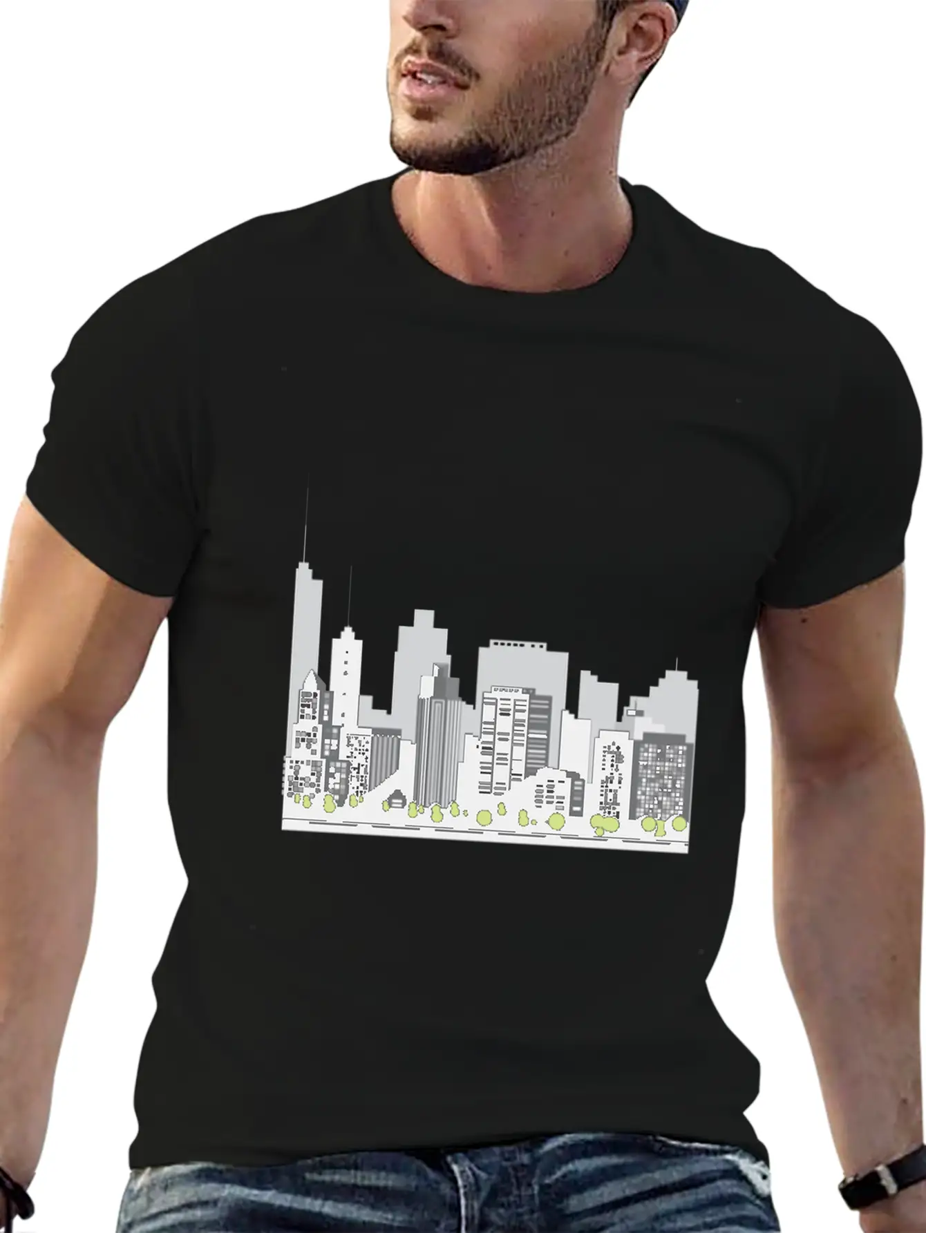 Urban - Urban Area - Shirt Breathable Soft Cotton T-Shirt – Timeless Casual Look