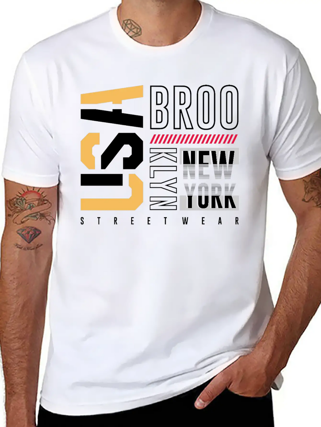 Urban Vibes: Street Art Design Print From The City Essential Cotton Tee For Daily Outfits – Unisex Style