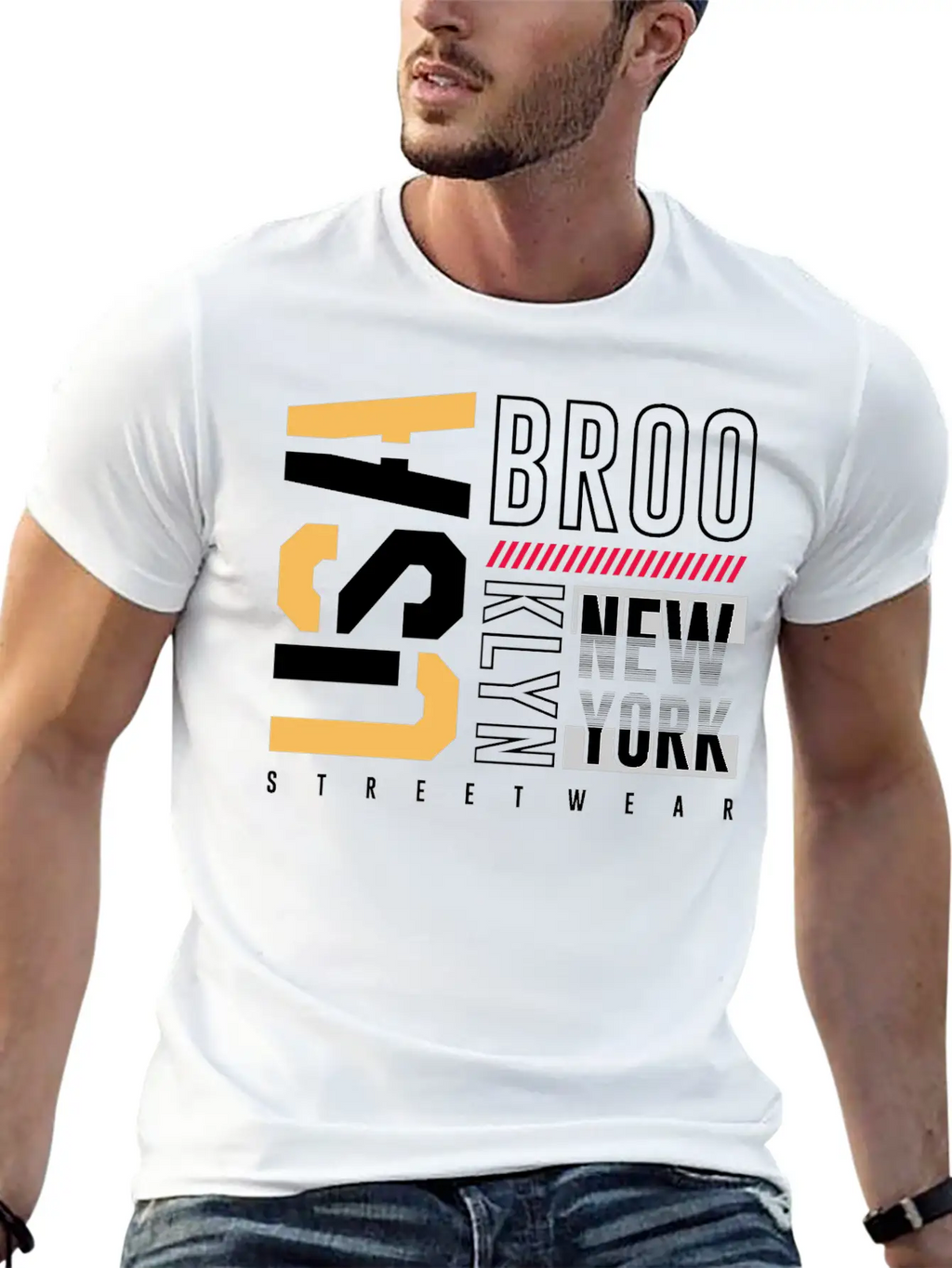 Urban Vibes: Street Art Design Print From The City Essential Cotton Tee For Daily Outfits – Unisex Style