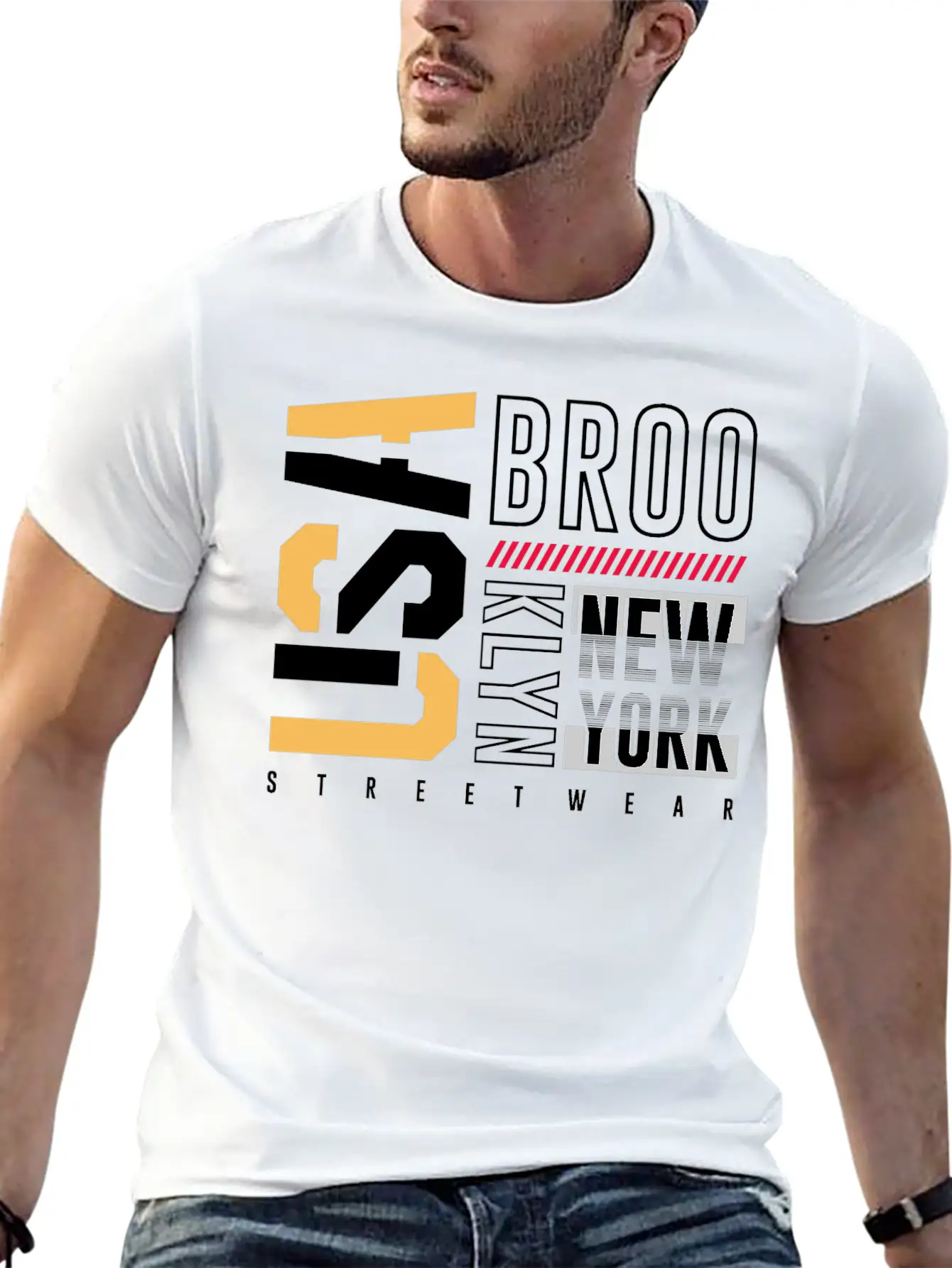 Urban Vibes: Street Art Design Print From The City Essential Cotton Tee For Daily Outfits – Unisex Style