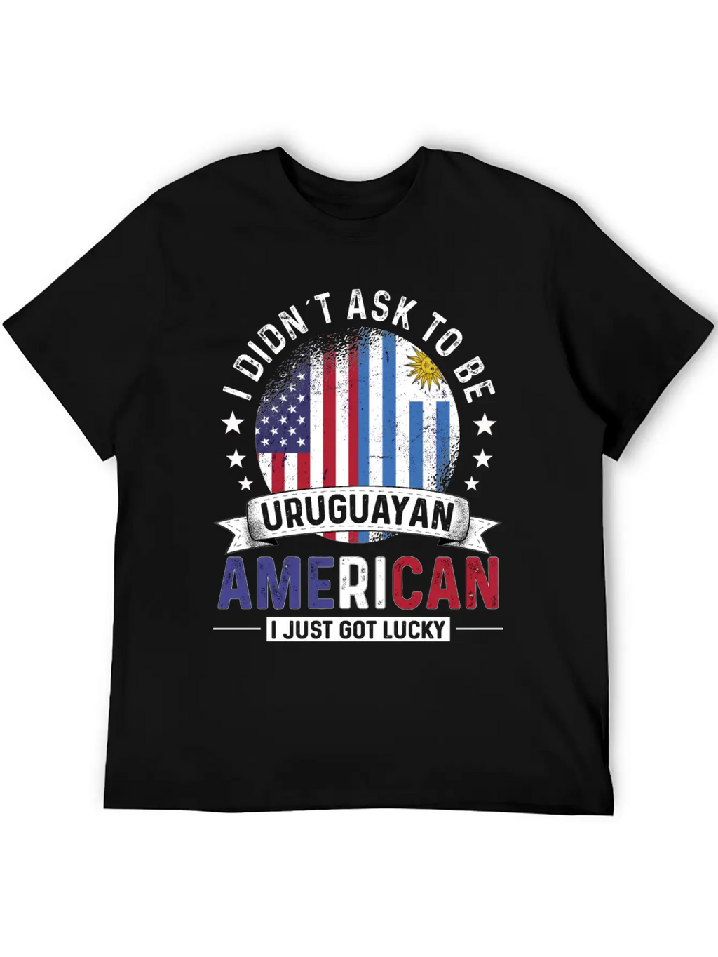 Uruguayan American Flags Pride Uruguay Flag Essential Cotton Tee For Daily Outfits – Unisex Style