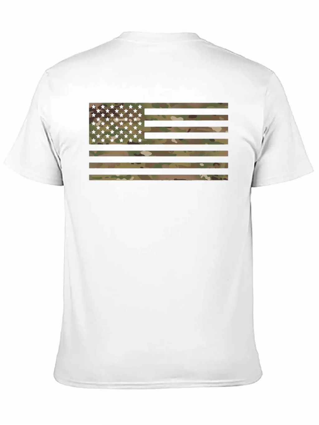 US Flag Military Camouflage Unisex Casual T-Shirt – Clean Design For Daily Comfort