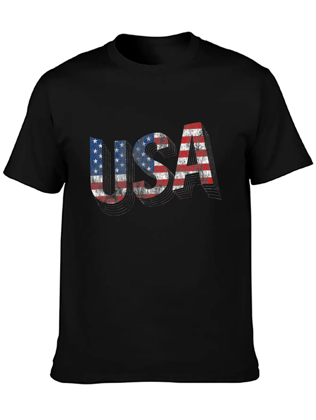 USA American Flag Unisex Casual T-Shirt – Clean Design For Daily Comfort