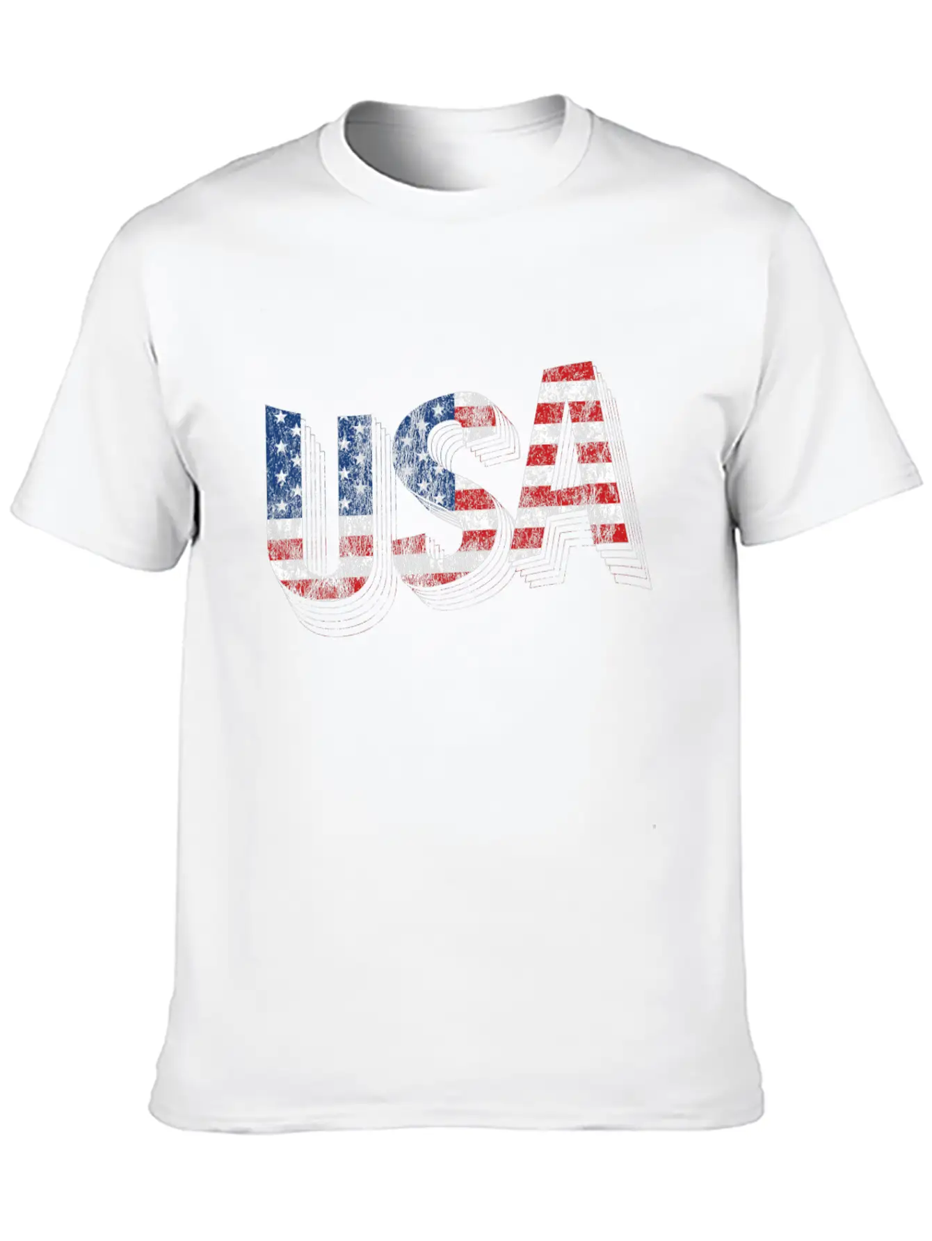 USA American Flag Unisex Casual T-Shirt – Clean Design For Daily Comfort