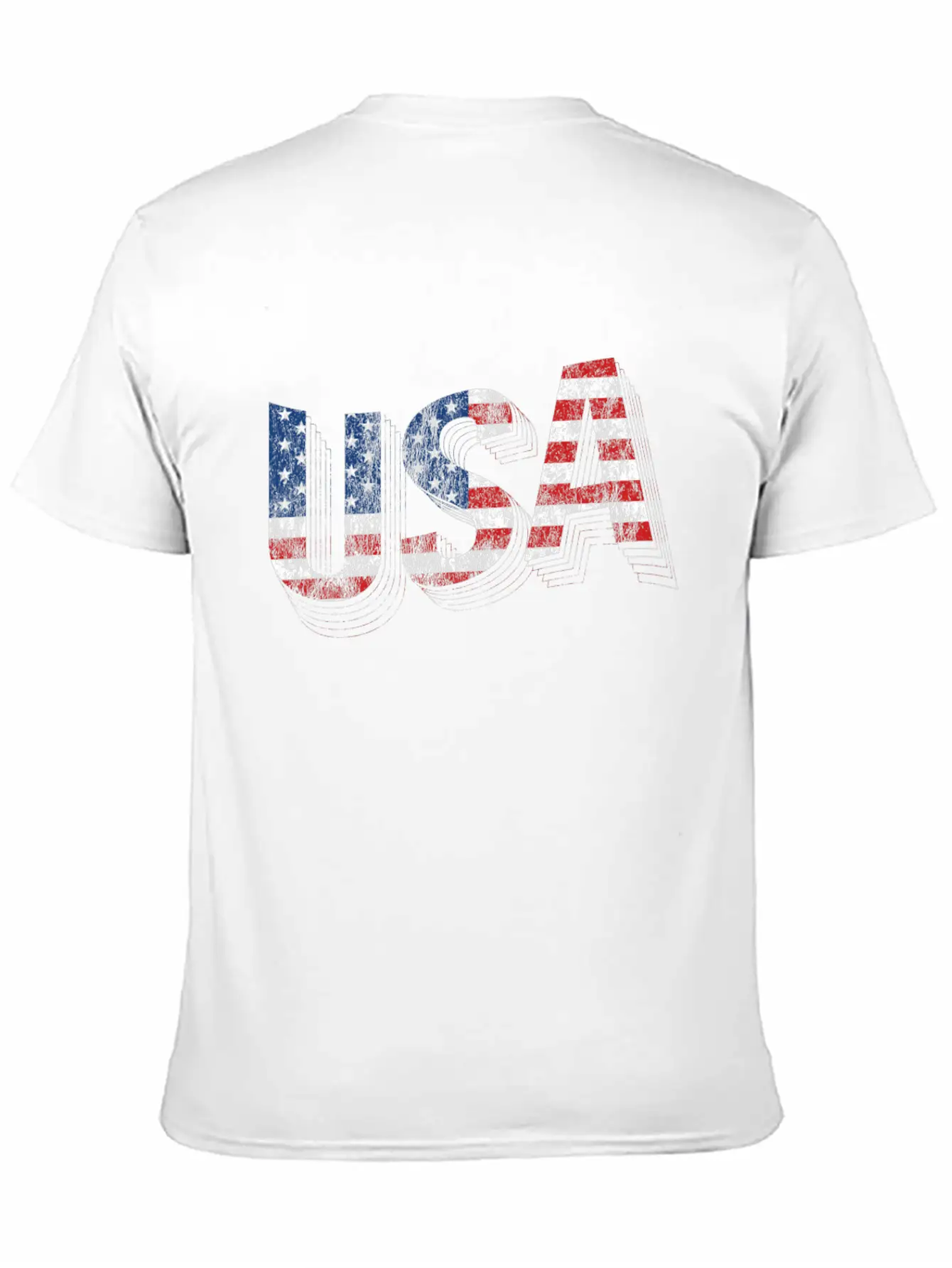 USA American Flag Unisex Casual T-Shirt – Clean Design For Daily Comfort