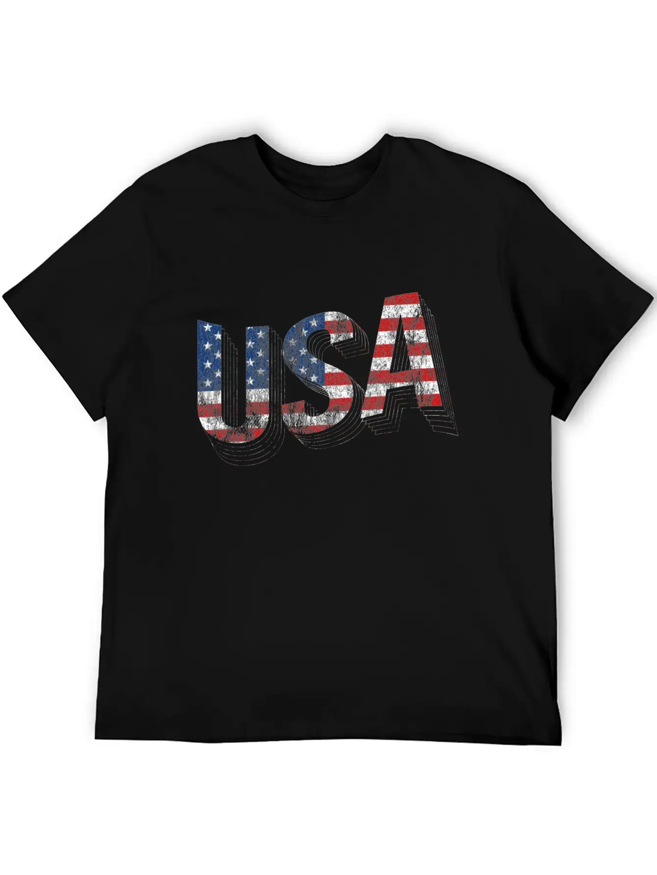 USA American Flag Unisex Casual T-Shirt – Clean Design For Daily Comfort