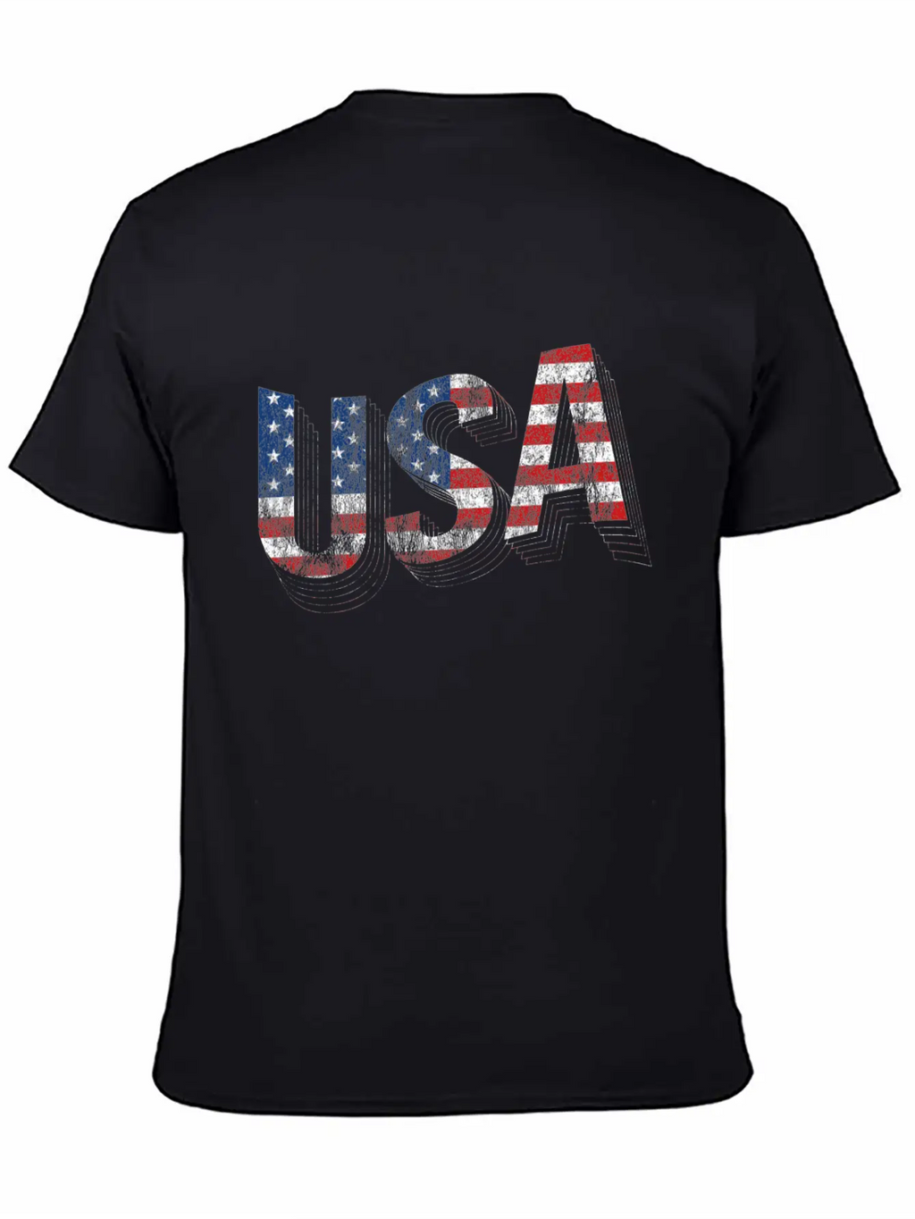 USA American Flag Unisex Casual T-Shirt – Clean Design For Daily Comfort