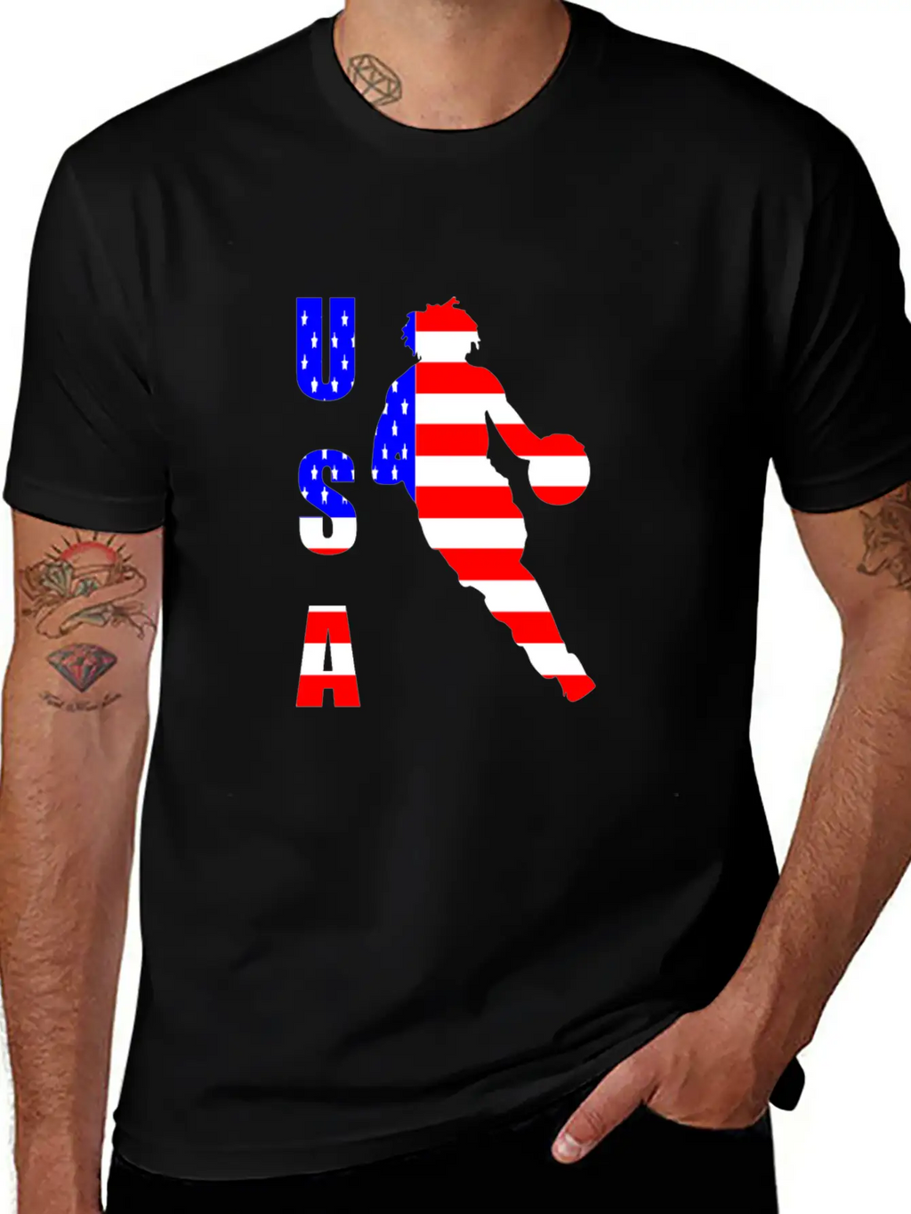 USA Athlete Unisex Casual T-Shirt – Clean Design For Daily Comfort