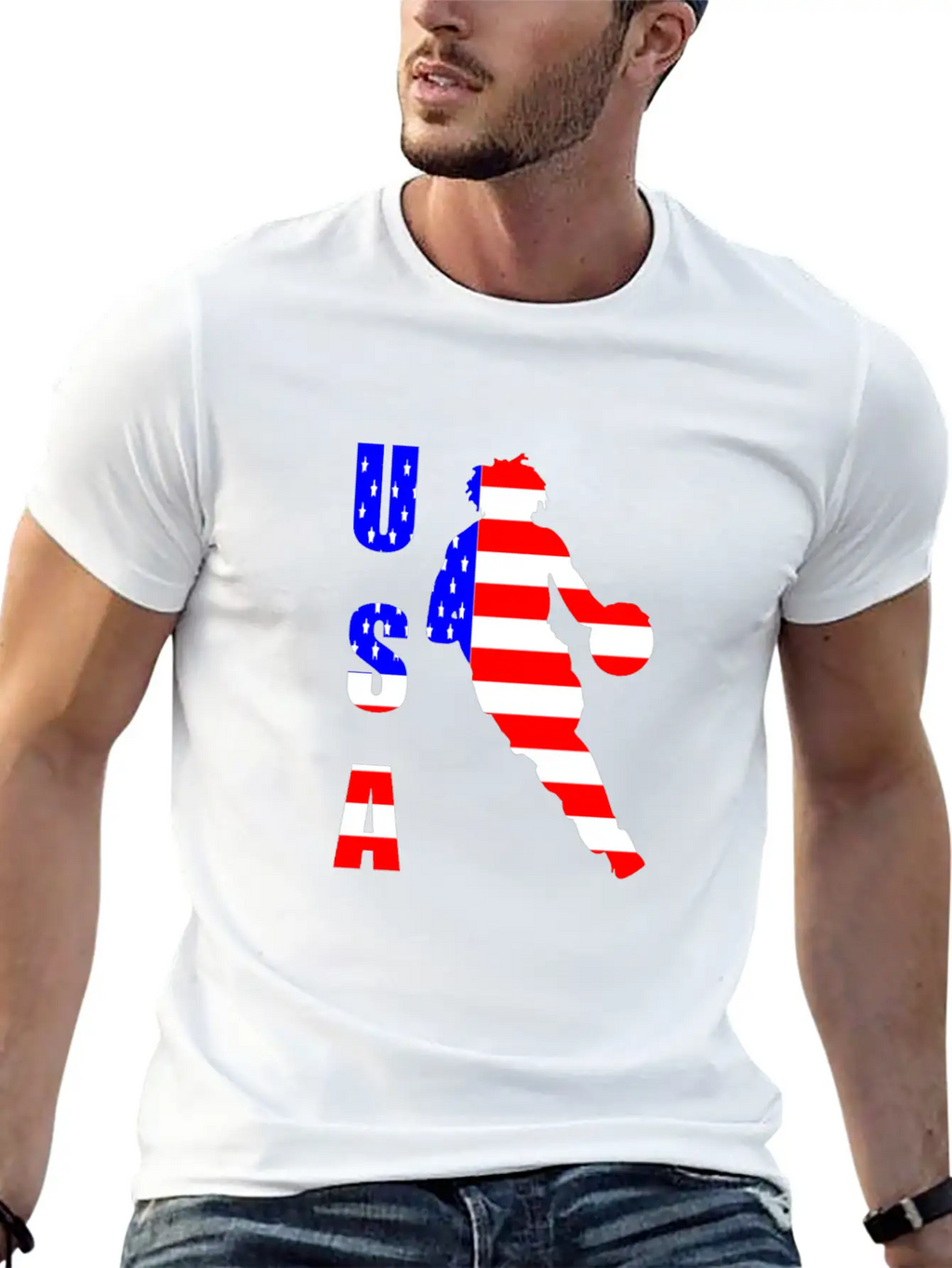 USA Athlete Unisex Casual T-Shirt – Clean Design For Daily Comfort