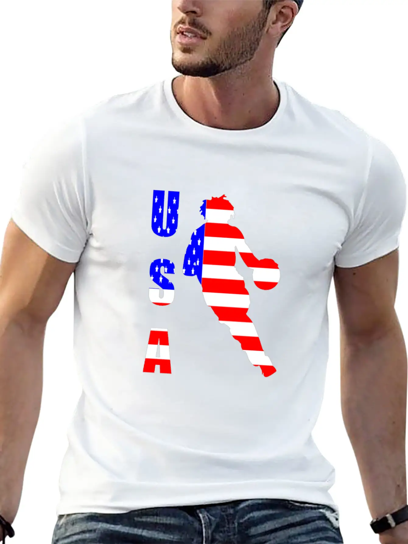 USA Athlete Unisex Casual T-Shirt – Clean Design For Daily Comfort